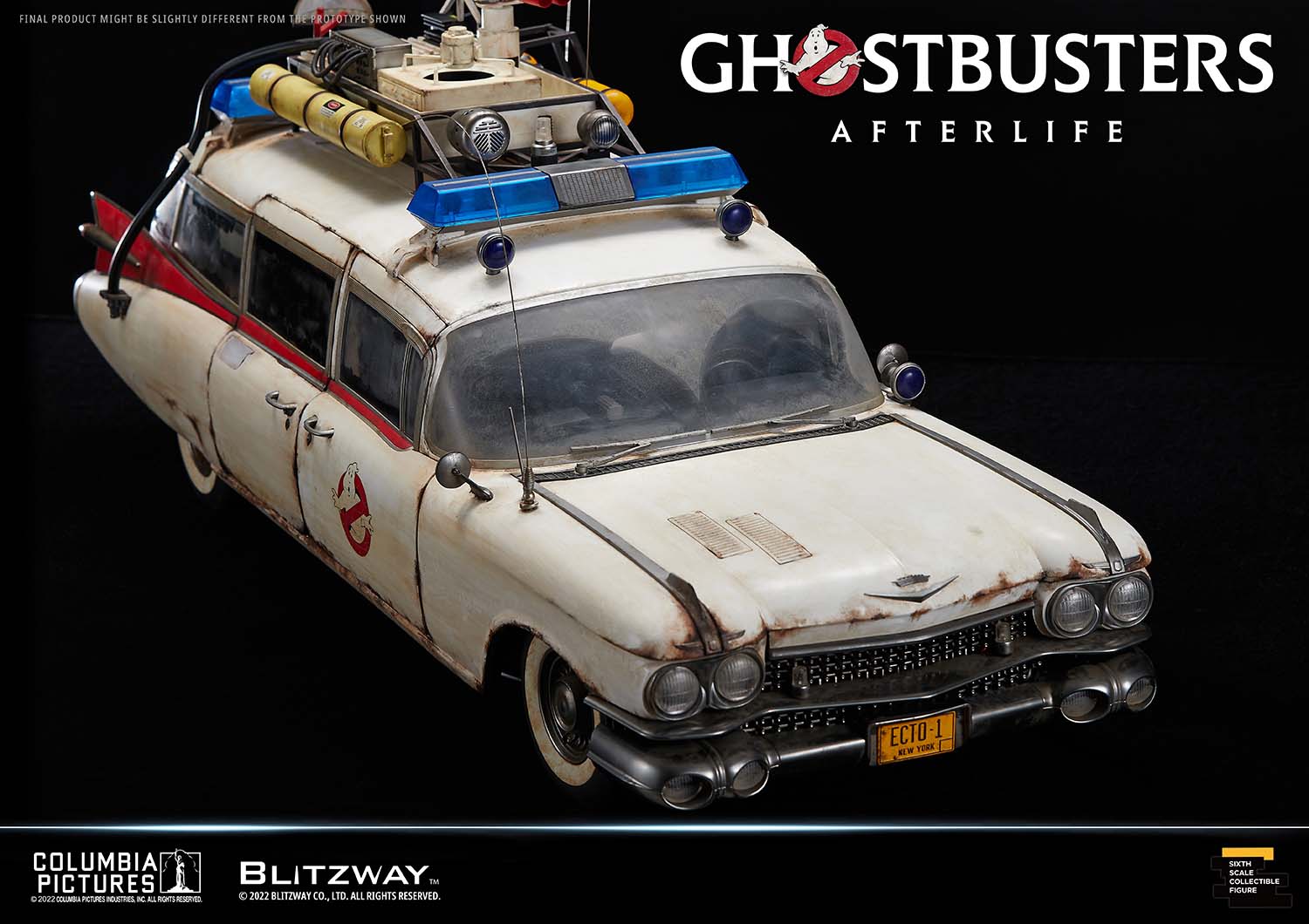 Blitzway 1/6 Scale Vehicle ECTO-1 "Ghostbusters: Afterlife" | 8809321479593
