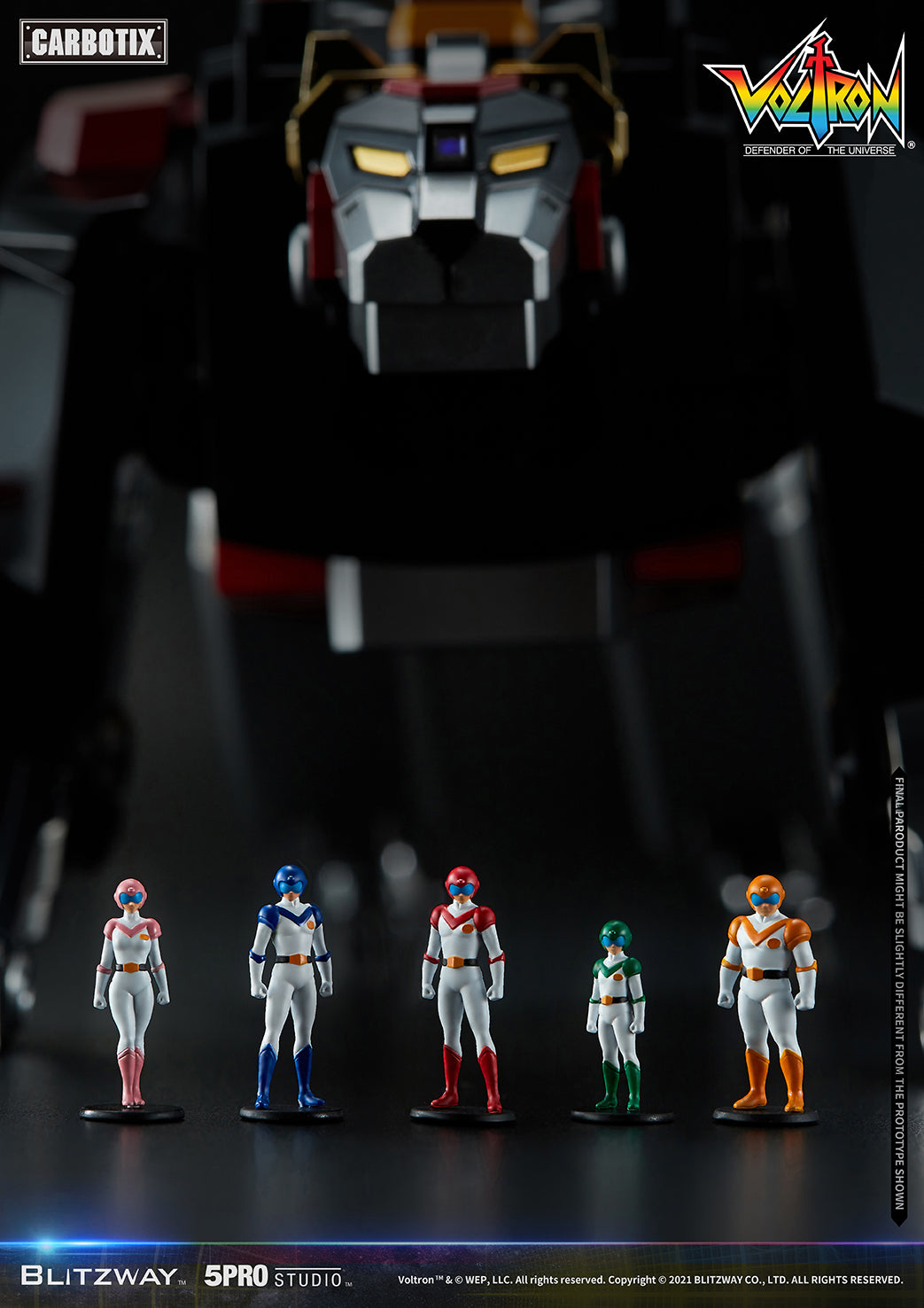Blitzway 'Voltron' 5Pro Studio CARBOTIX Series, Action Figure | 8809321479531