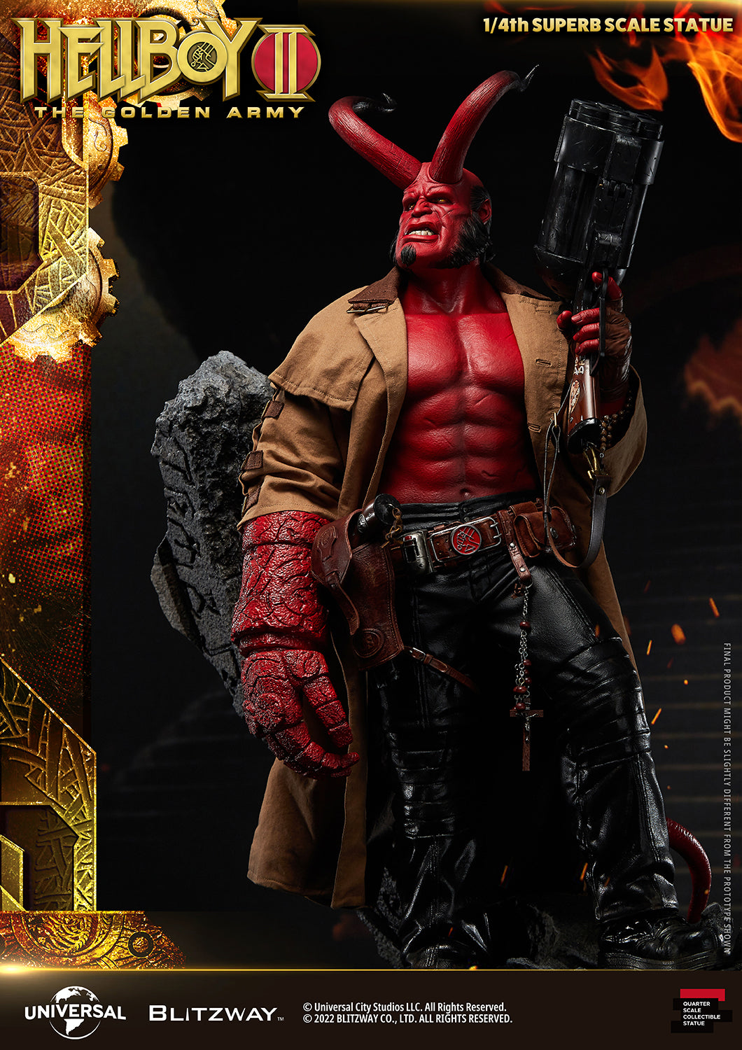Blitzway 1/4 Superb Scale Statue "Hellboy II: The Golden Army" | 8809321479579