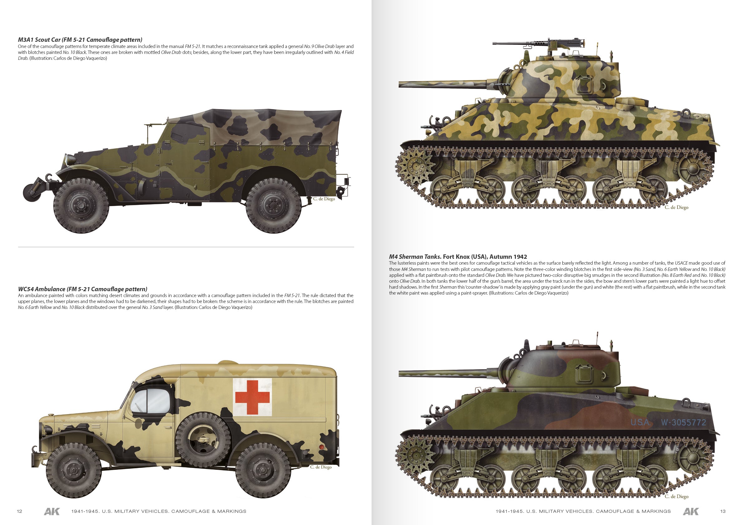 AK Interactive 1941-1945 American Military Vehicles - English | 8435568329539