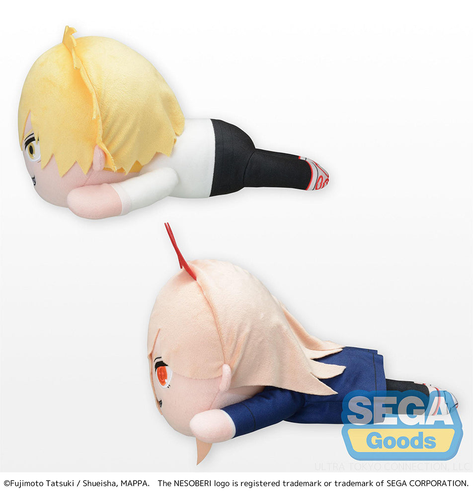 Chainsaw Man Series Denji & Power Nesoberi (Lay-Down) MEJ Plush | 4580779510970