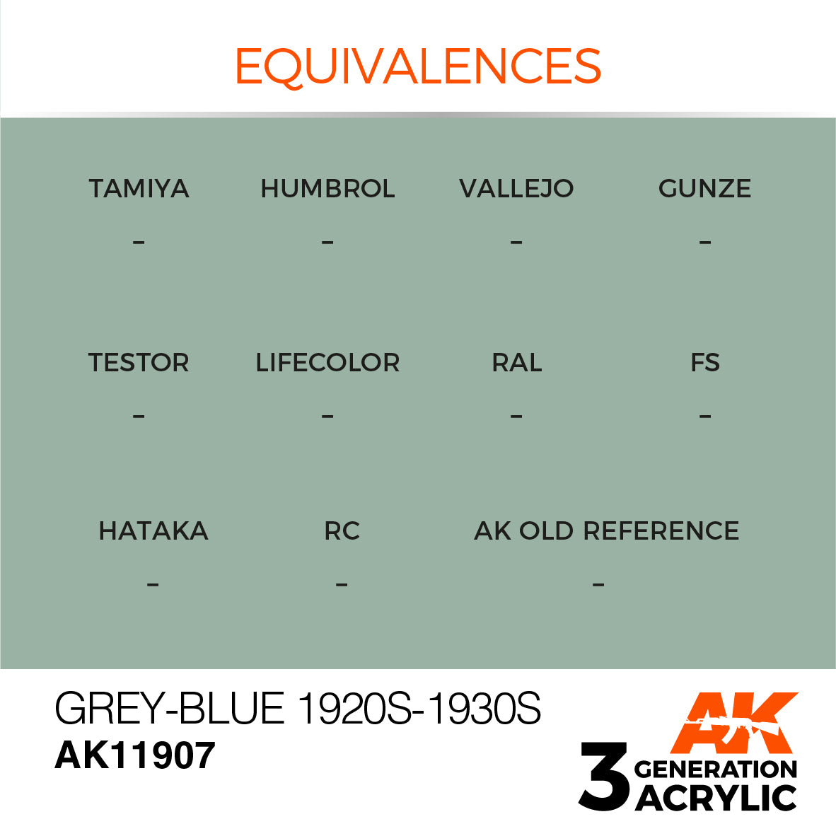 AK Interactive 3G Air - Grey-Blue 1920s-1930s | 8435568315716