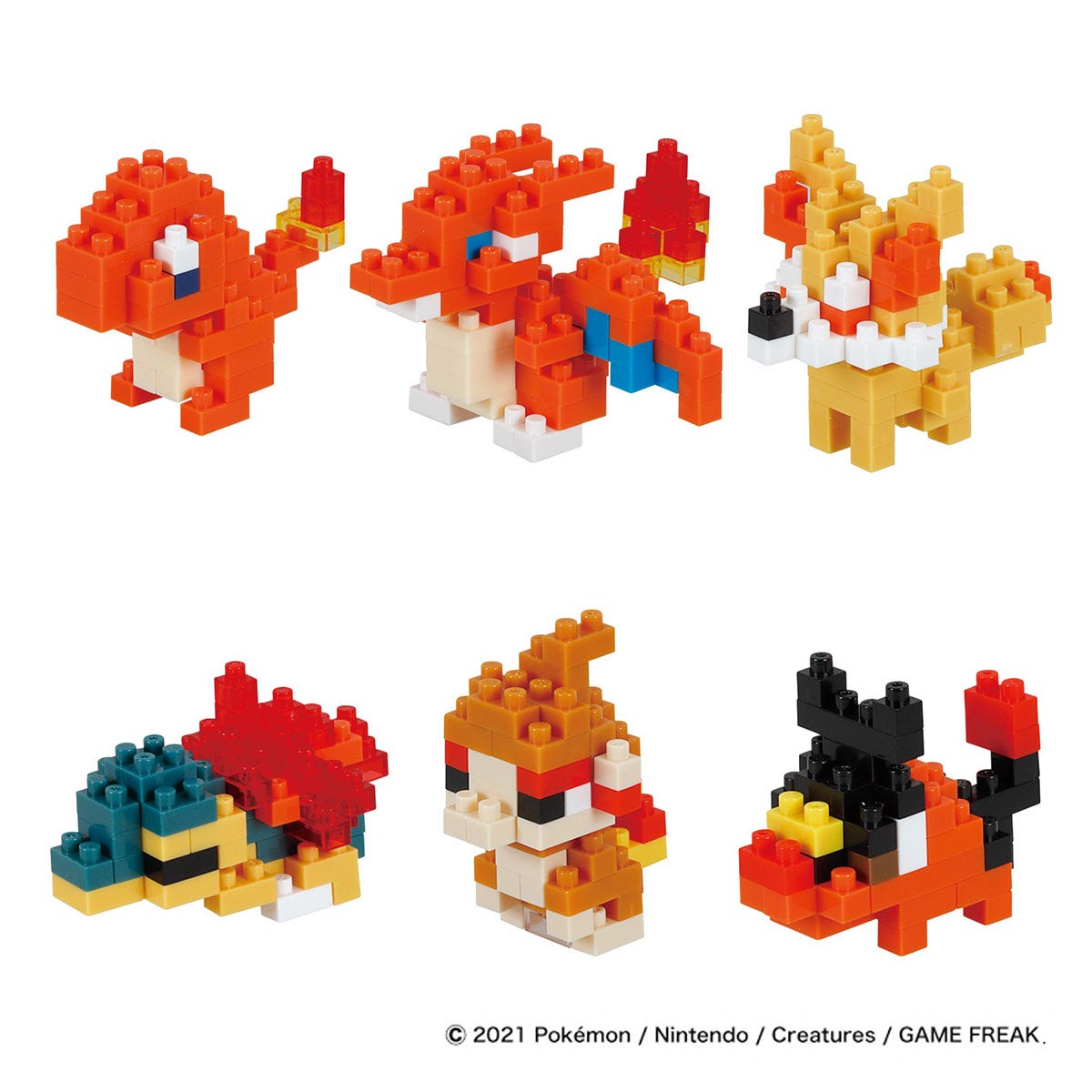 Nanoblock Mininano Series Pokemon Type Fire Set 1 | 4972825223635