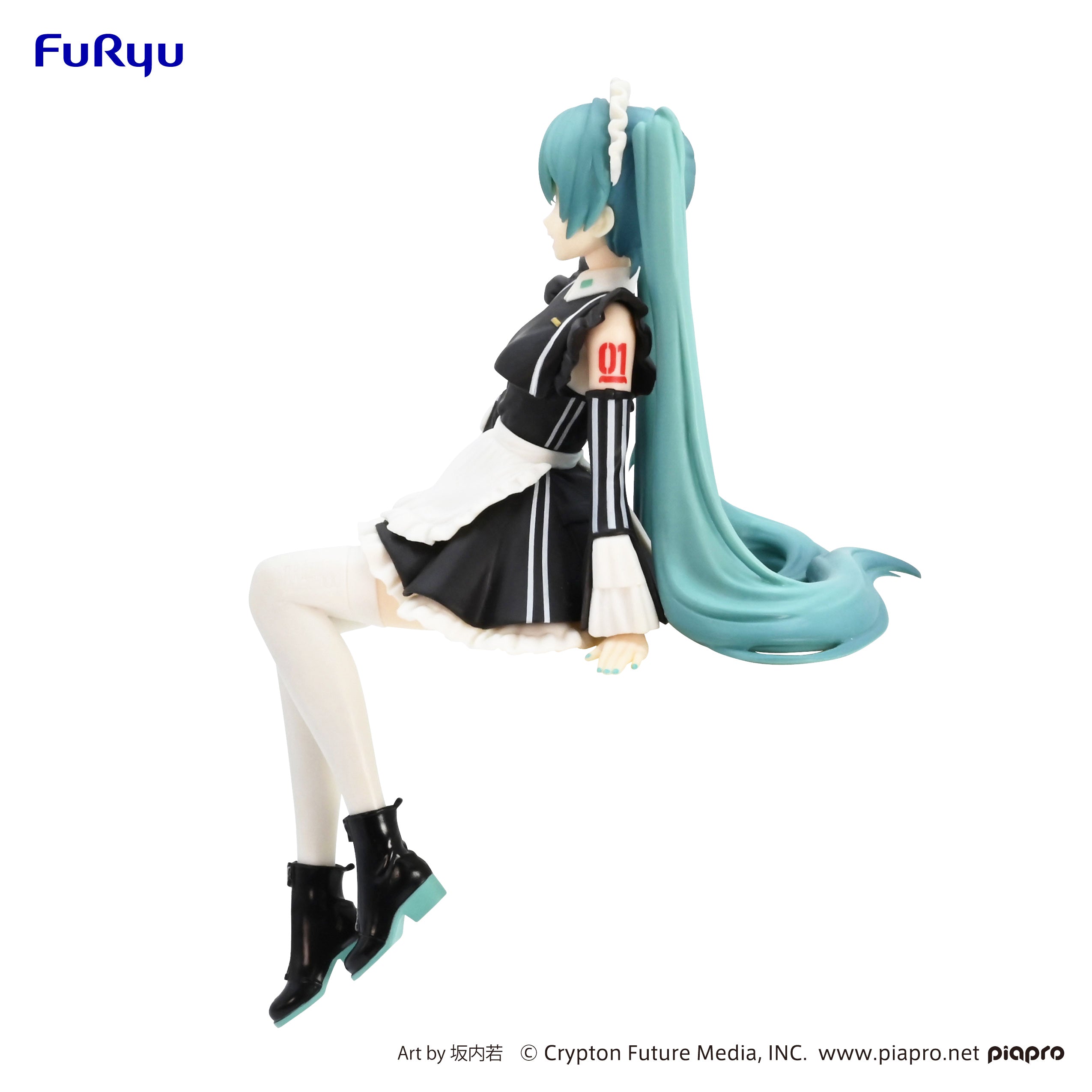 Hatsune Miku Series Miku Sporty Maid Noodle Stopper Figure | 4580736401433