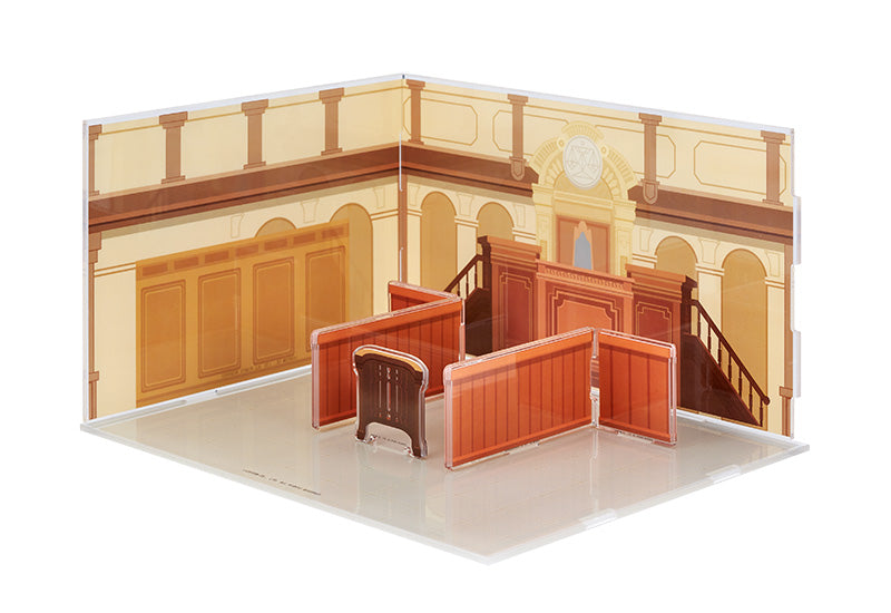 Ace Attorney Series Courtroom (Re-Order) Acrylic Diorama Background | 4580590182073