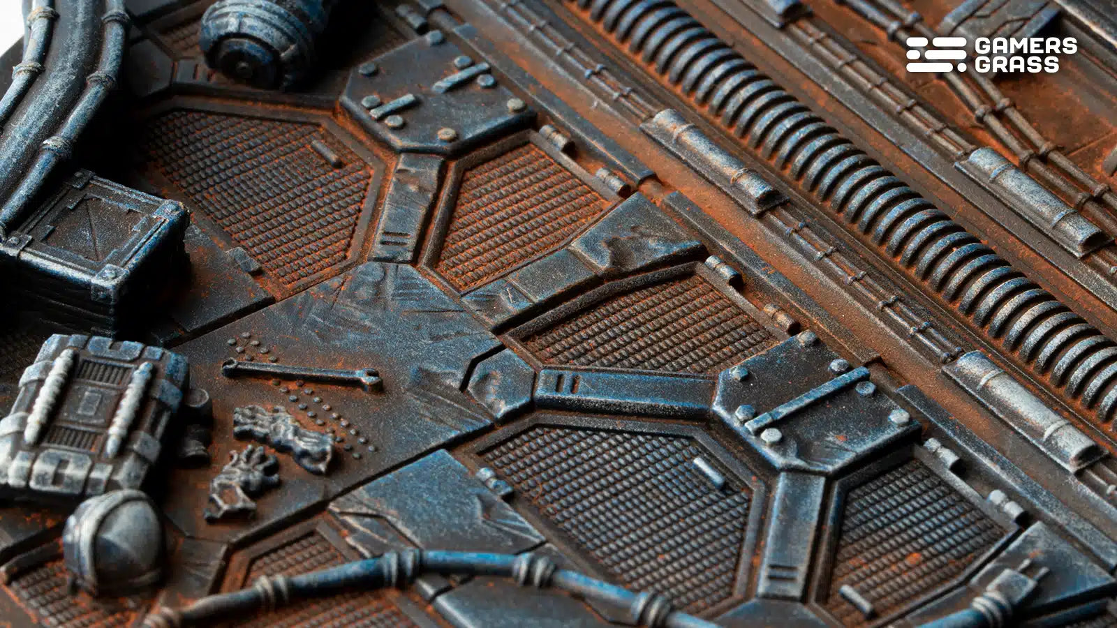 Gamers Grass Battle Ready Bases - Spaceship Corridor - Round 100mm (x1) | 738956790262