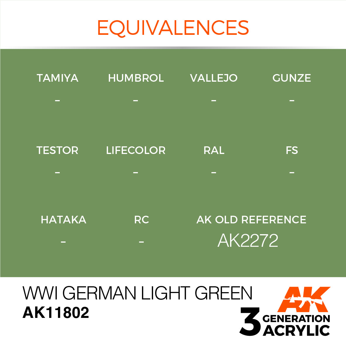 AK Interactive 3G Air - WWI German Light Green | 8435568314665
