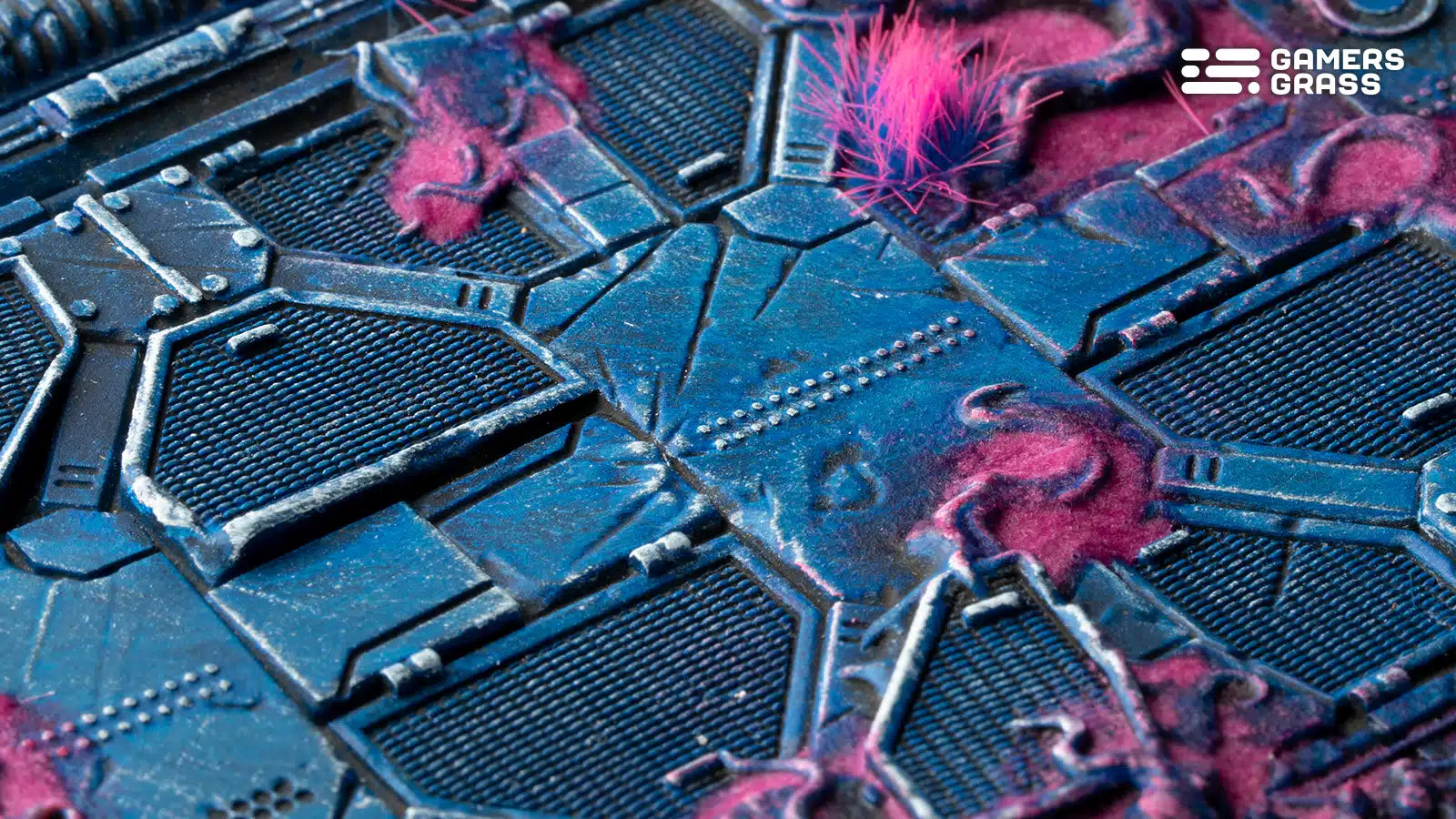 Gamers Grass Battle Ready Bases - Alien Infestation - Oval 120mm (x1) | 738956790415