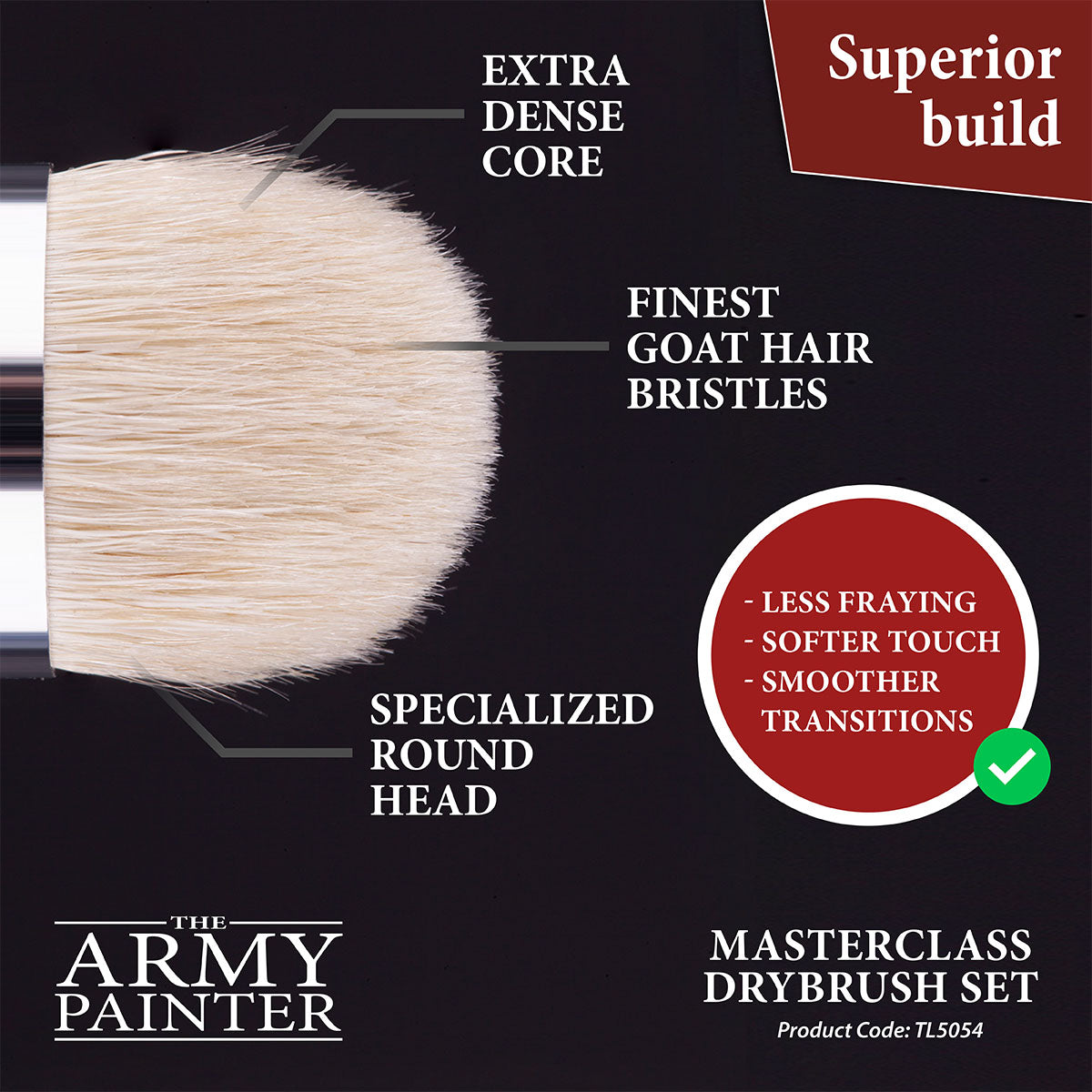 Army Painter Masterclass Dry brush Set, 3 pcs | 5713799505407