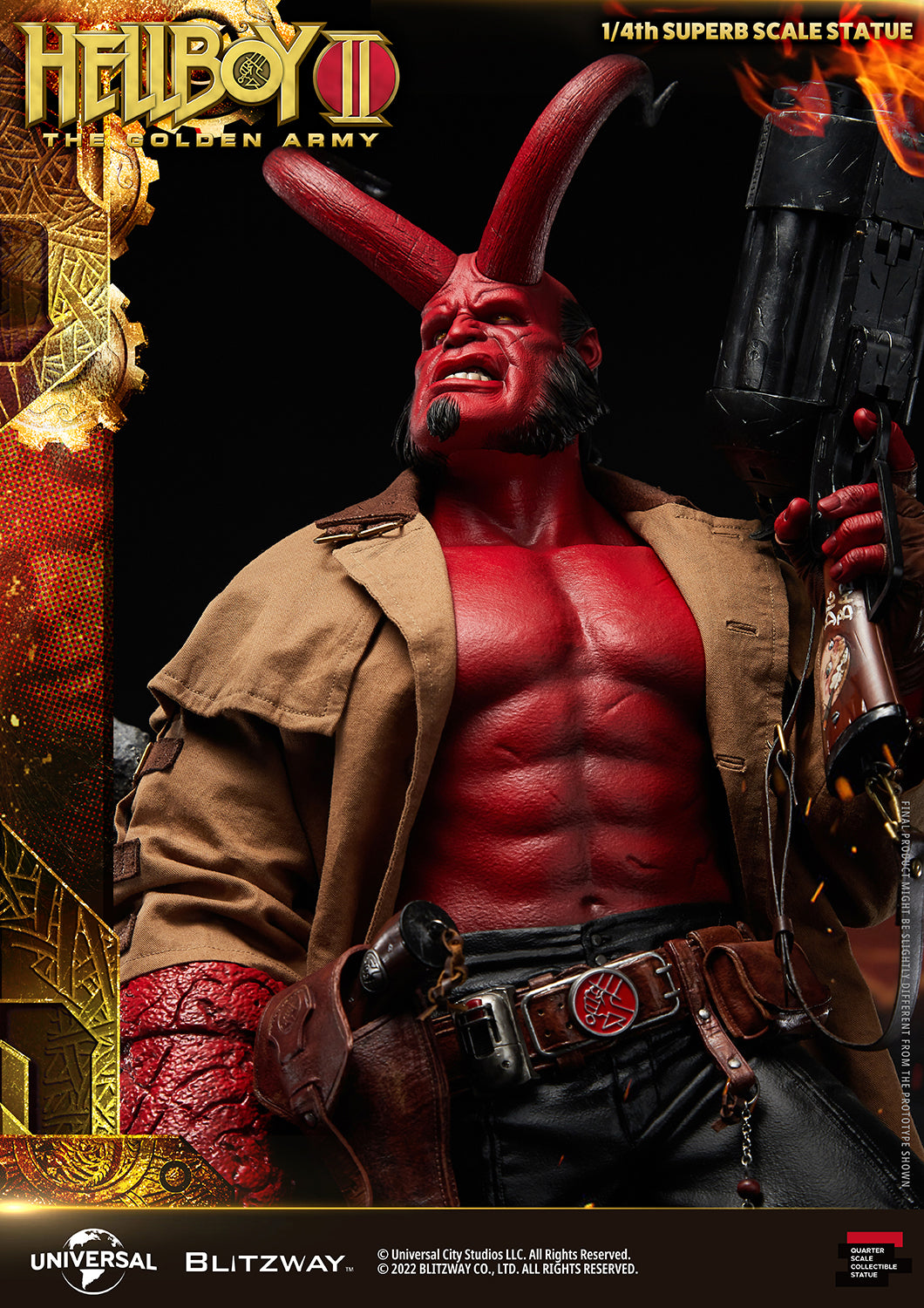 Blitzway 1/4 Superb Scale Statue "Hellboy II: The Golden Army" | 8809321479579