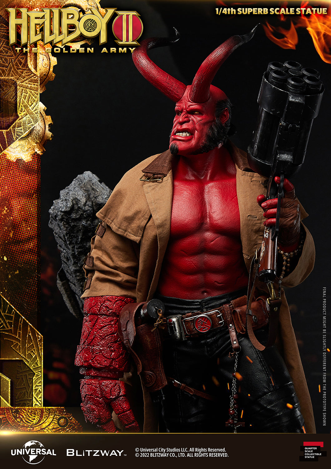 Blitzway 1/4 Superb Scale Statue "Hellboy II: The Golden Army" | 8809321479579