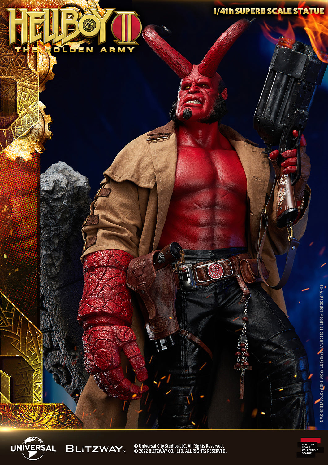 Blitzway 1/4 Superb Scale Statue "Hellboy II: The Golden Army" | 8809321479579