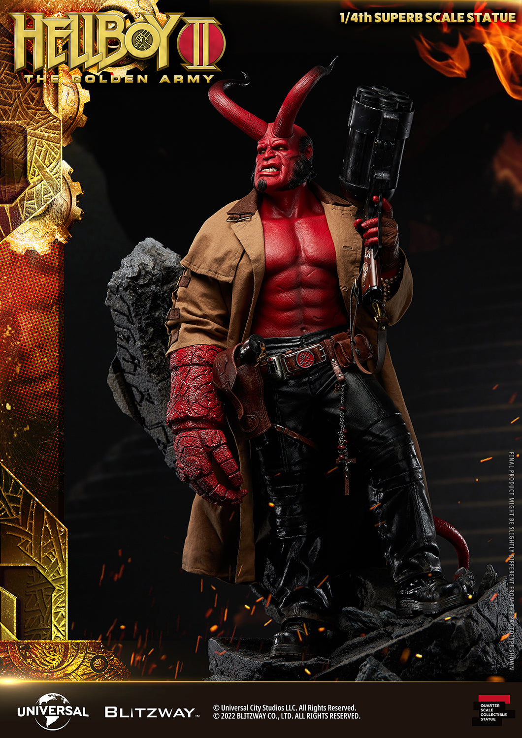 Blitzway 1/4 Superb Scale Statue "Hellboy II: The Golden Army" | 8809321479579