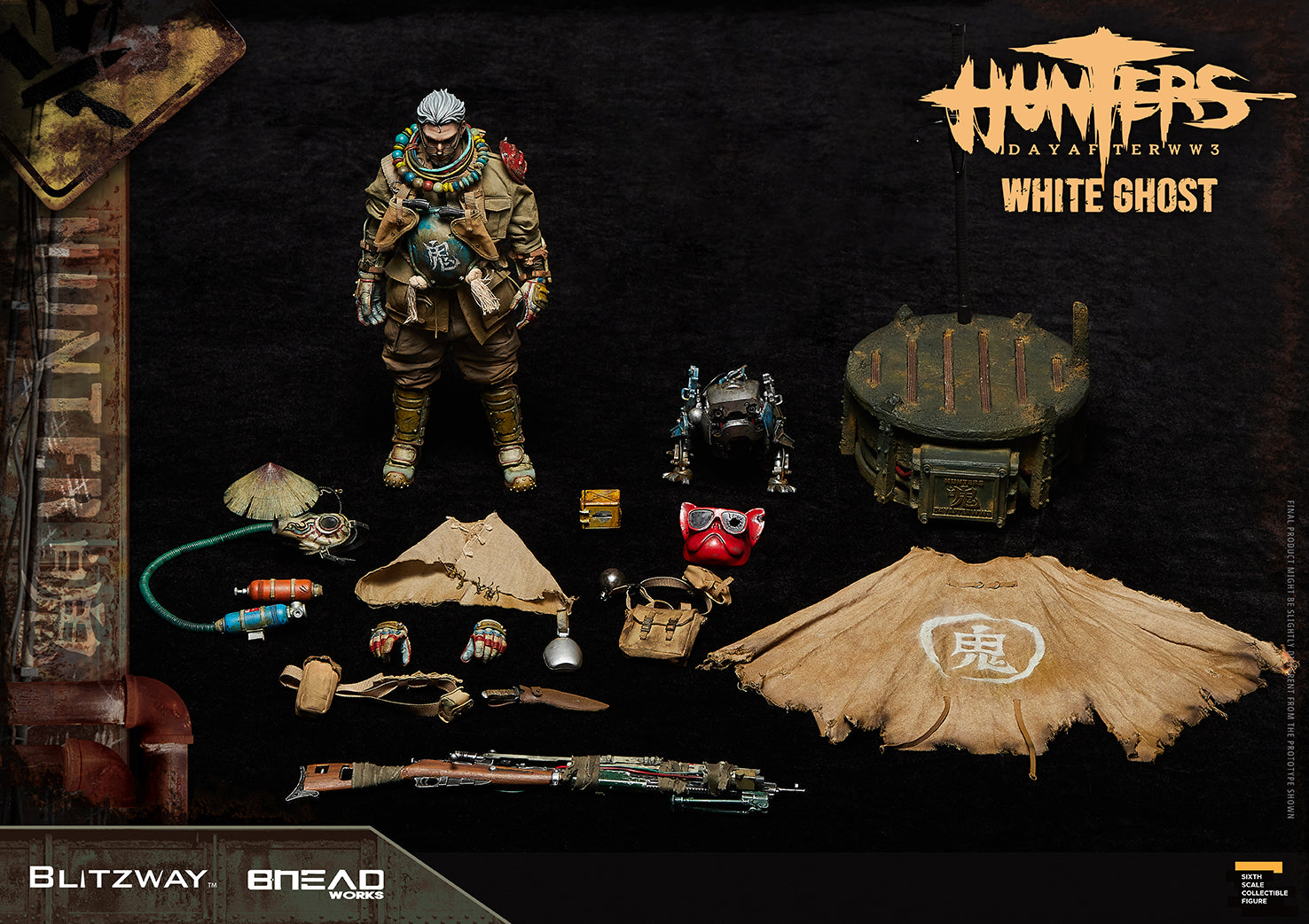 Blitzway 1/6 White Ghost "HUNTERS : Day After WWlll", Action Figure | 8809321479562