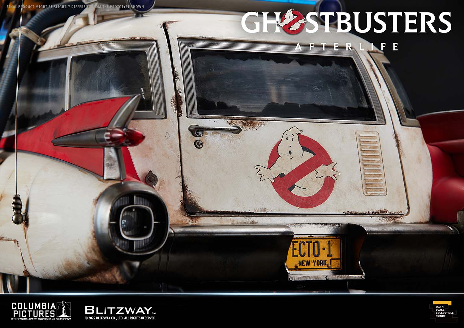 Blitzway 1/6 Scale Vehicle ECTO-1 "Ghostbusters: Afterlife" | 8809321479593