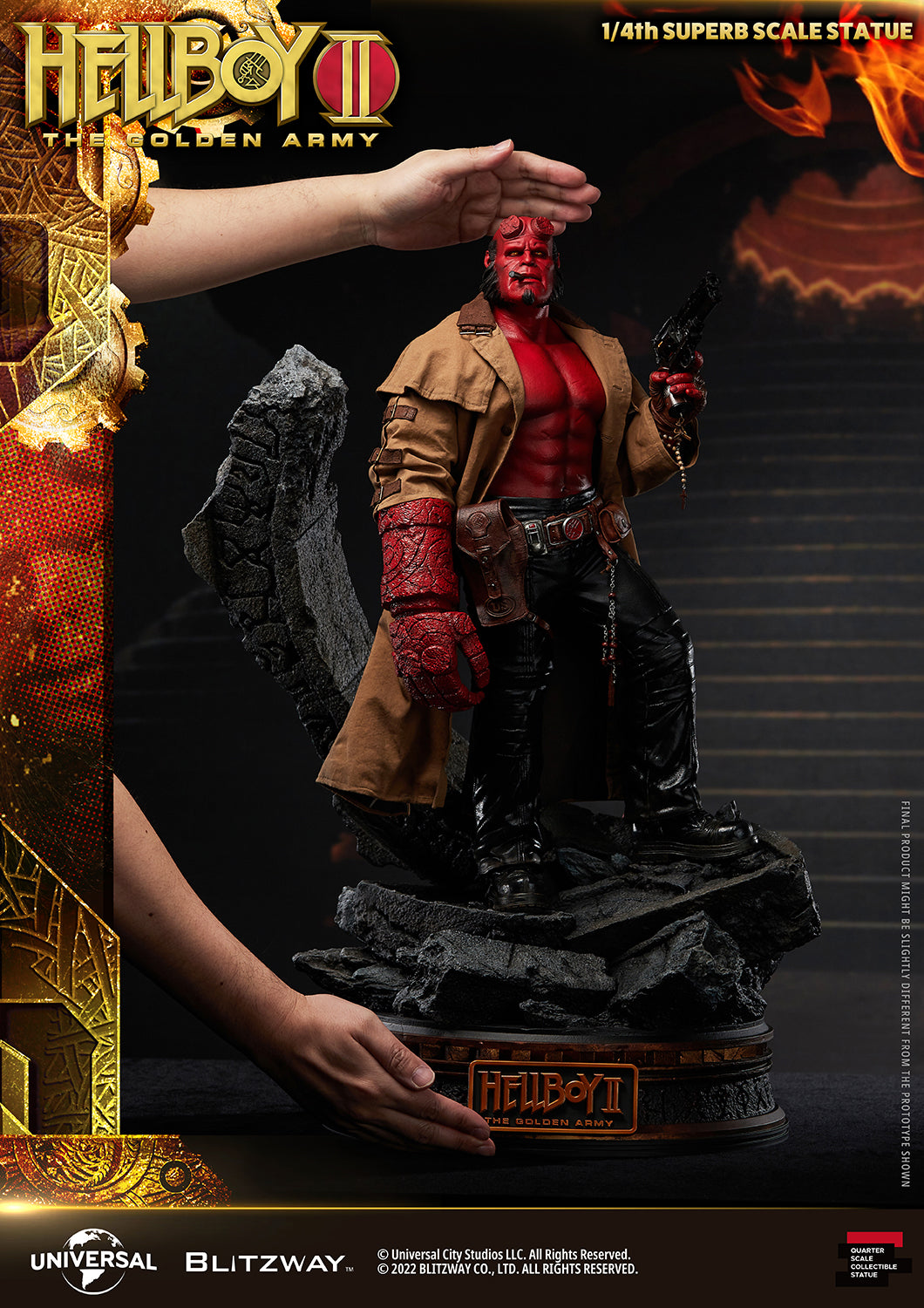 Blitzway 1/4 Superb Scale Statue "Hellboy II: The Golden Army" | 8809321479579