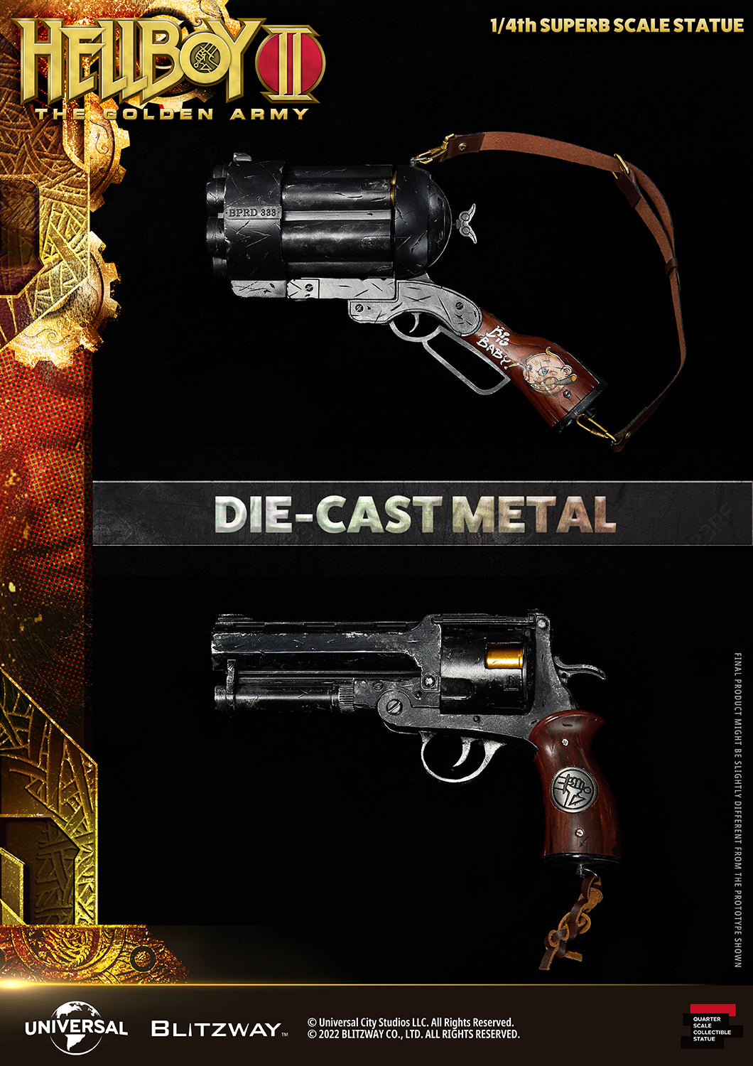 Blitzway 1/4 Superb Scale Statue "Hellboy II: The Golden Army" | 8809321479579