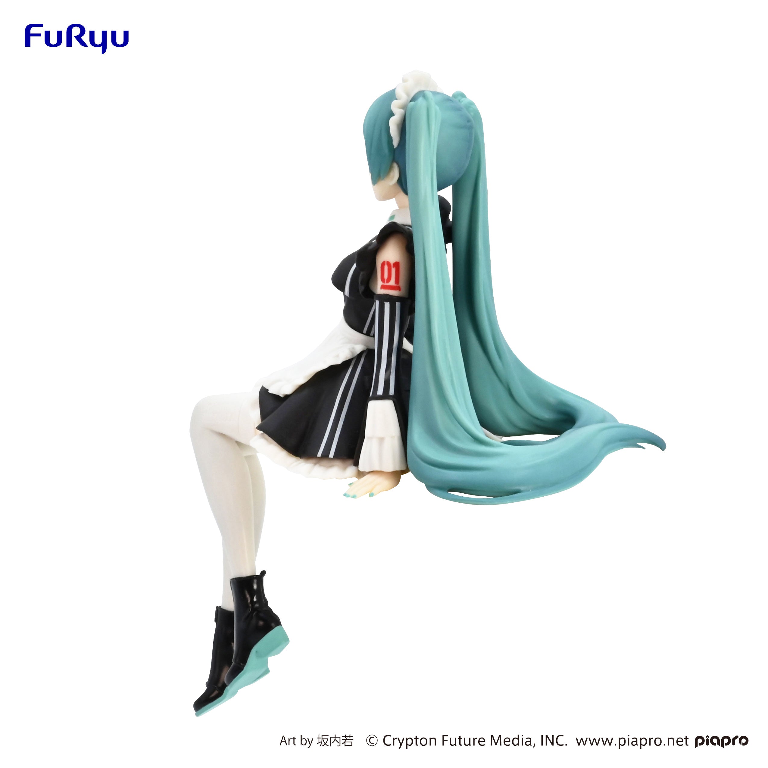 Hatsune Miku Series Miku Sporty Maid Noodle Stopper Figure | 4580736401433