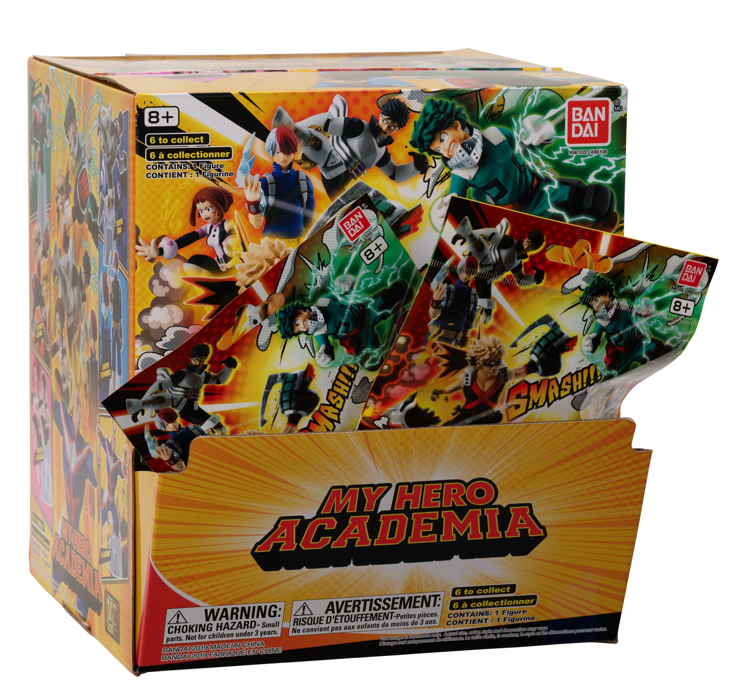Bandai My Hero Academia Mini-Figure Blind Bag PDQ of 24 packs | 45557861056