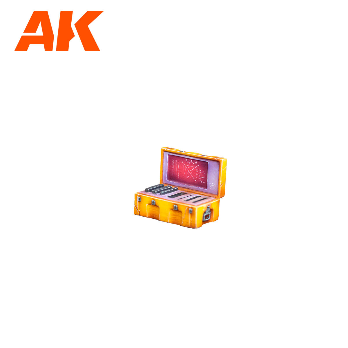 AK Interactive Scenography Wargame Set Weapon Cases (30-35mm) | 8435568334250