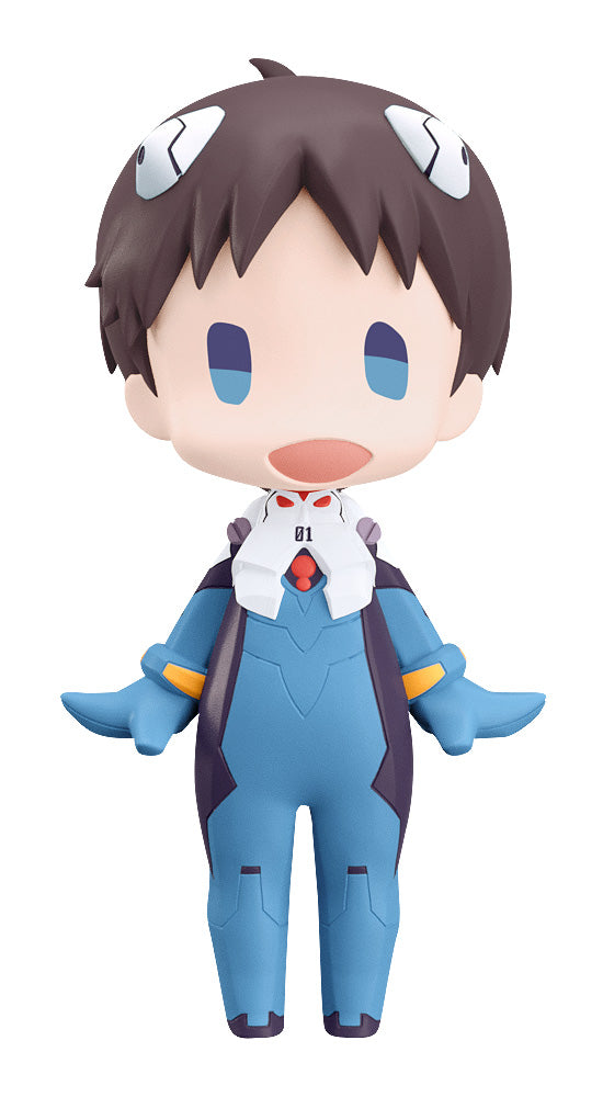 Rebuild of Evangelion Series Shinji Ikari Hello Chibi Figure | 4580416944519