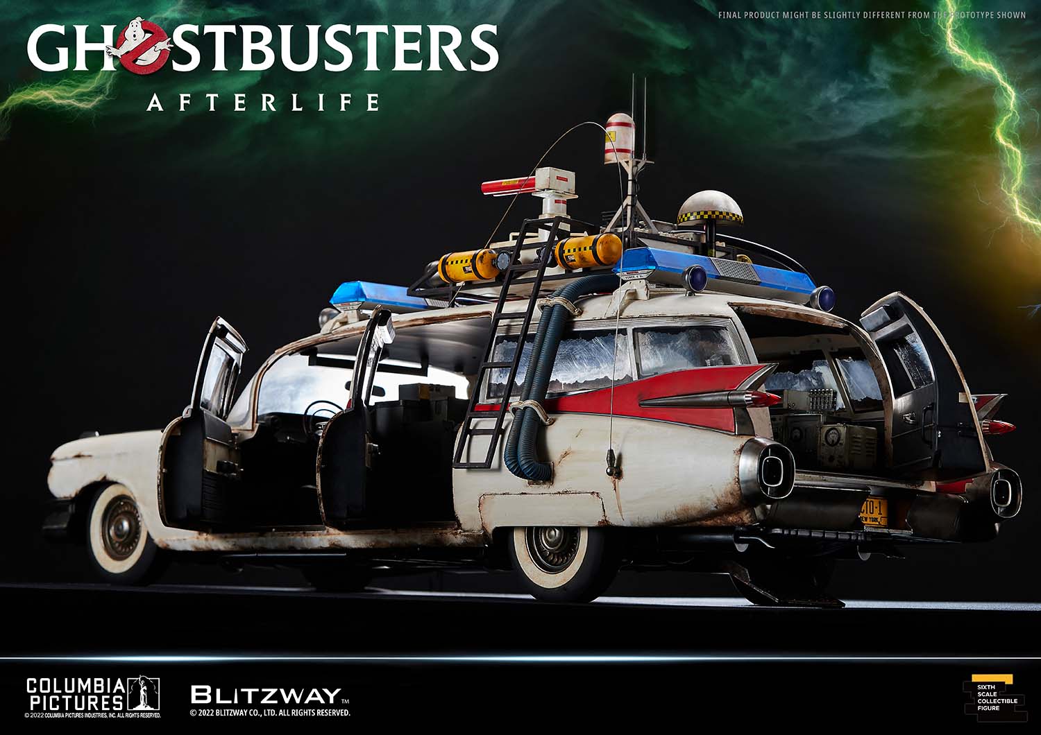 Blitzway 1/6 Scale Vehicle ECTO-1 "Ghostbusters: Afterlife" | 8809321479593