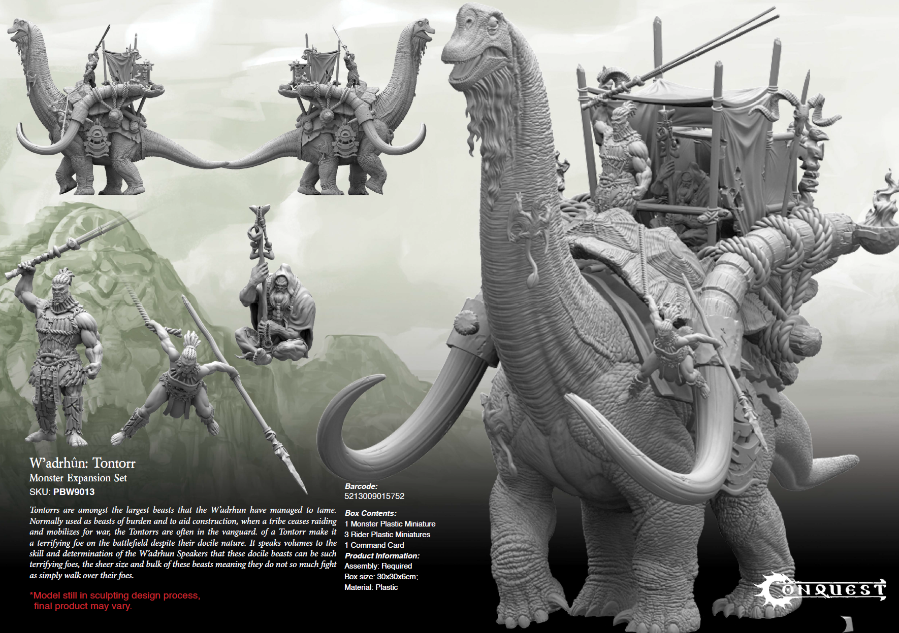 Conquest, W’adrhun - Tontorr Bundle (PBW1026) **PRE PURCHASE | 5213009015844