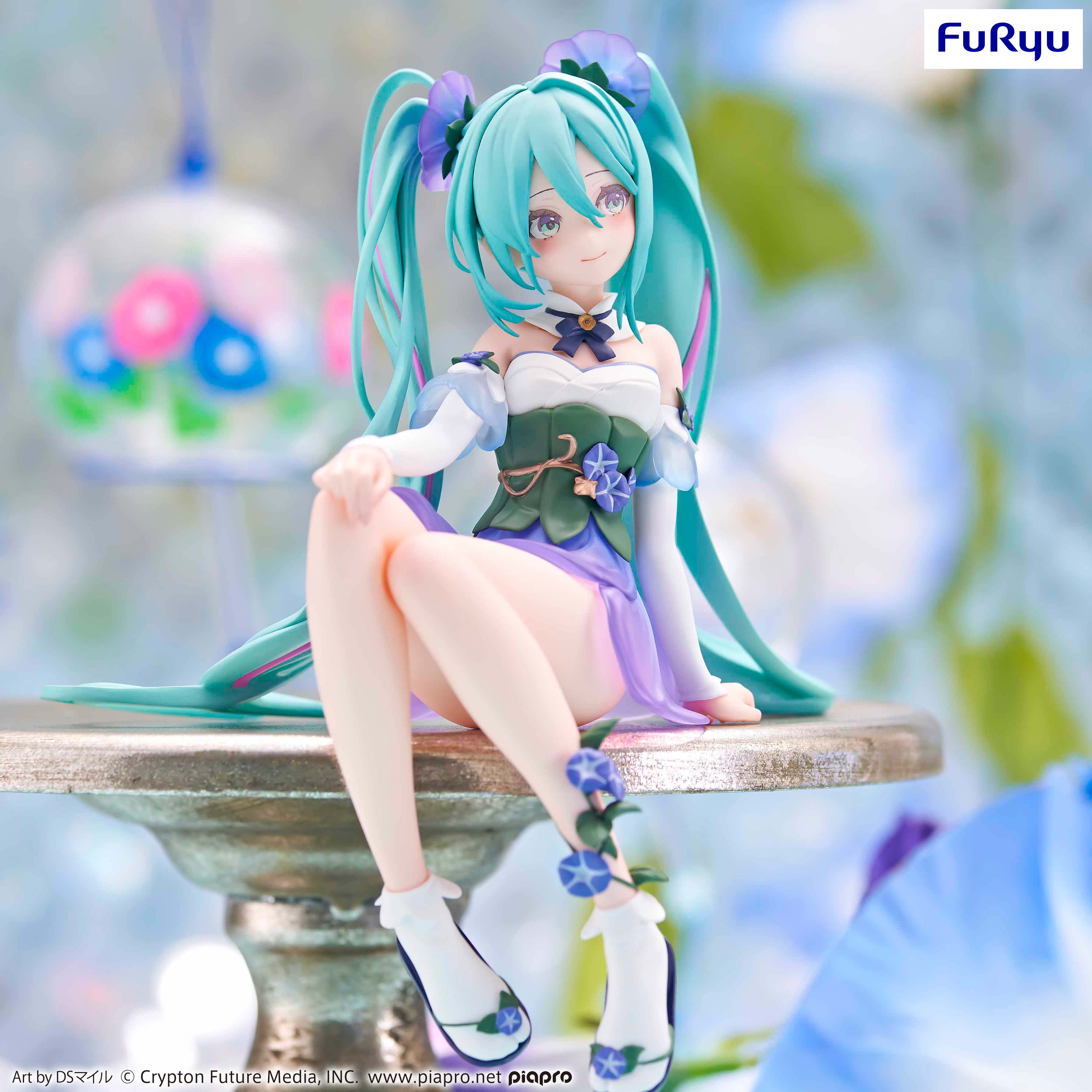 Hatsune Miku Series Hatsune Miku Flower Fairy Morning Glory Noodle Stopper Figure | 4580736404946