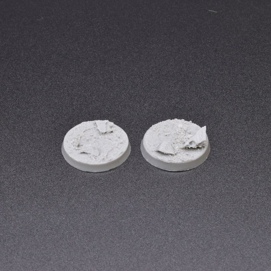 Gamers Grass Resin Bases - Rocky Fields - Round 25mm (x10) | 738956789464
