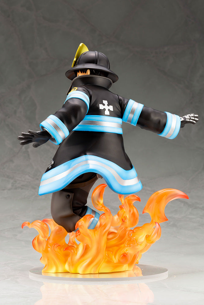 Kotobukiya 1/8 Artfx J Shinra Kusakabe Fire Force, Pre-painted PVC Statue | 190526020351