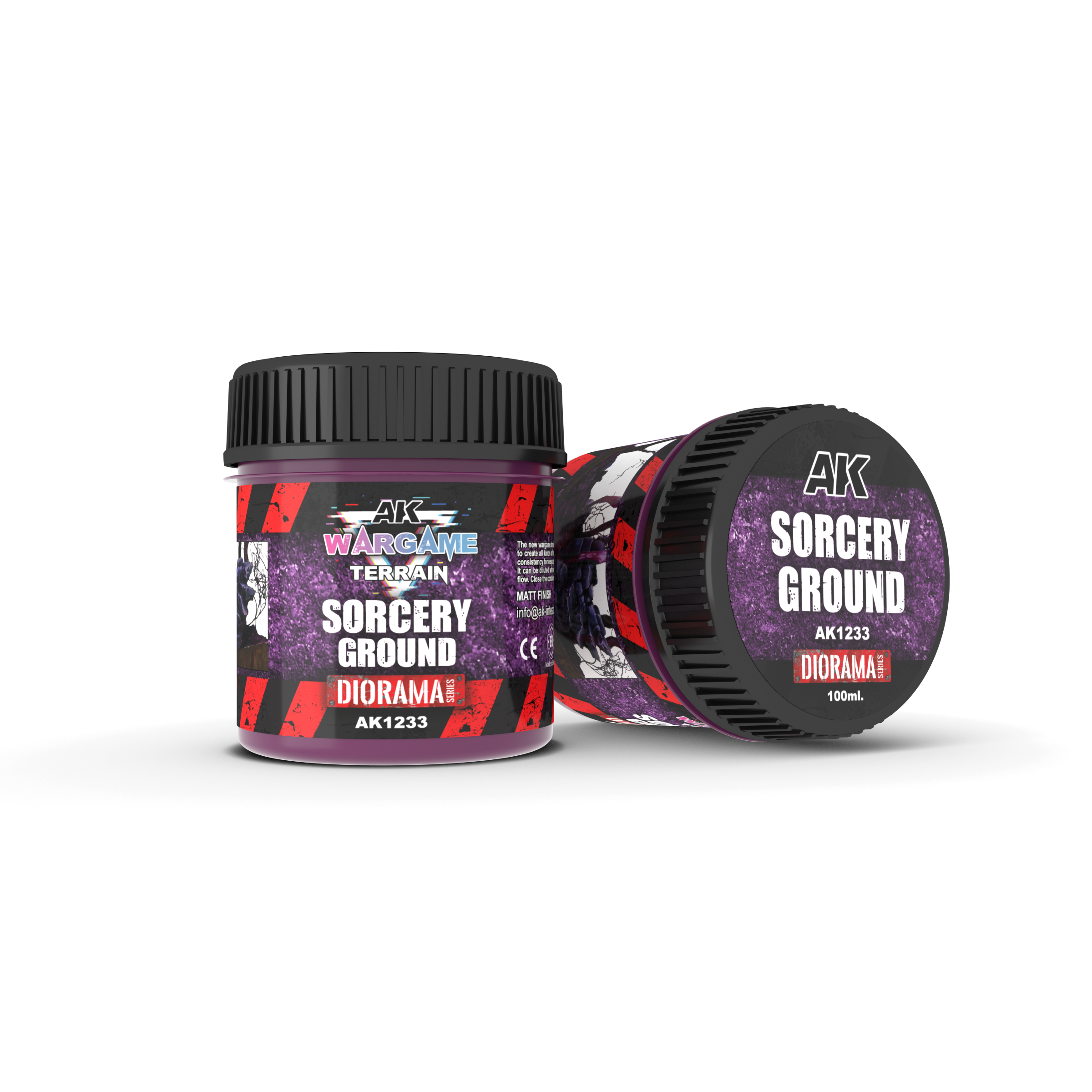 AK Interactive Wargame Battle Ground Terrains Sorcery Ground - 100ml (Acrylic)