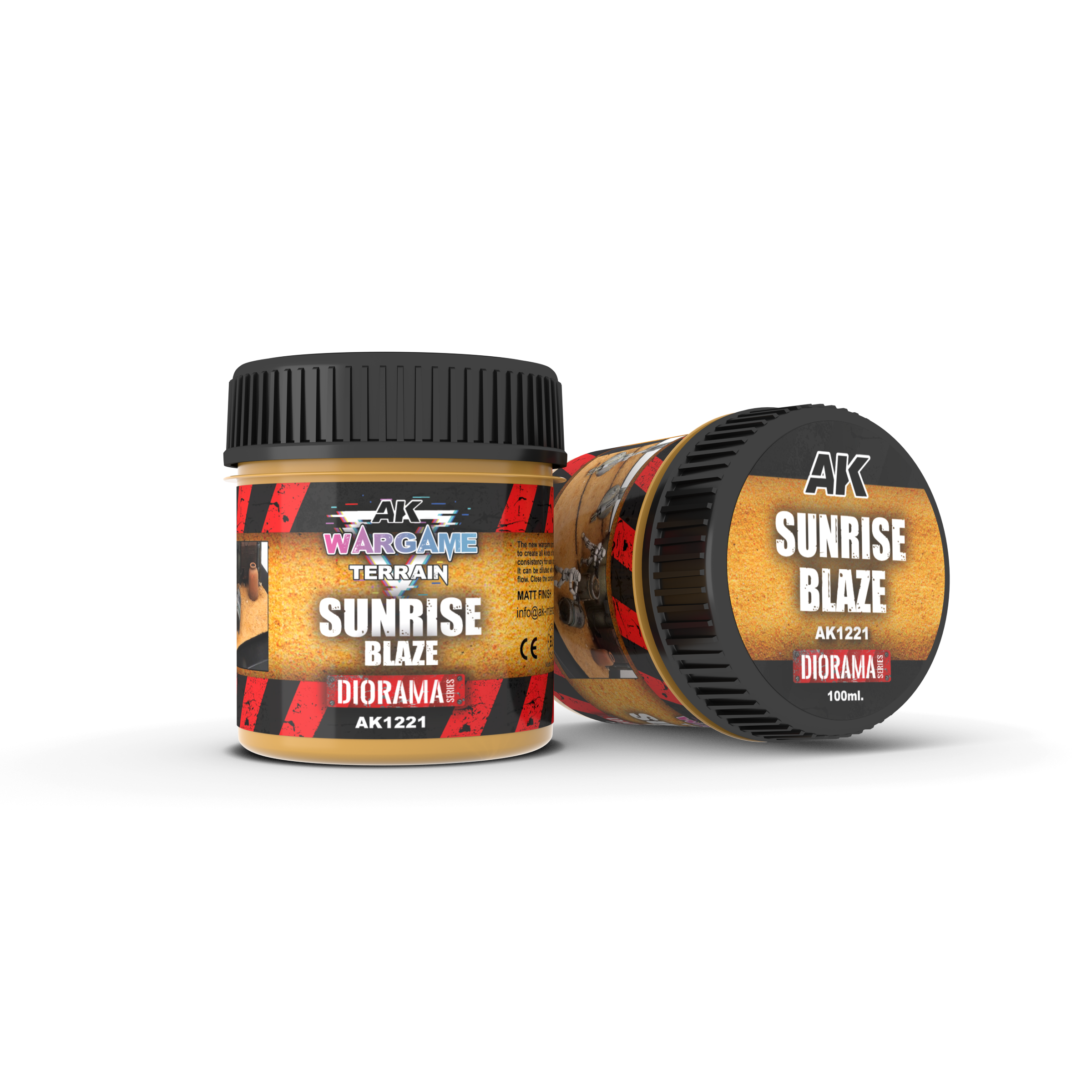 AK Interactive Wargame Battle Ground Terrains Sunrise Blaze - 100ml (Acrylic) | 8435568330955