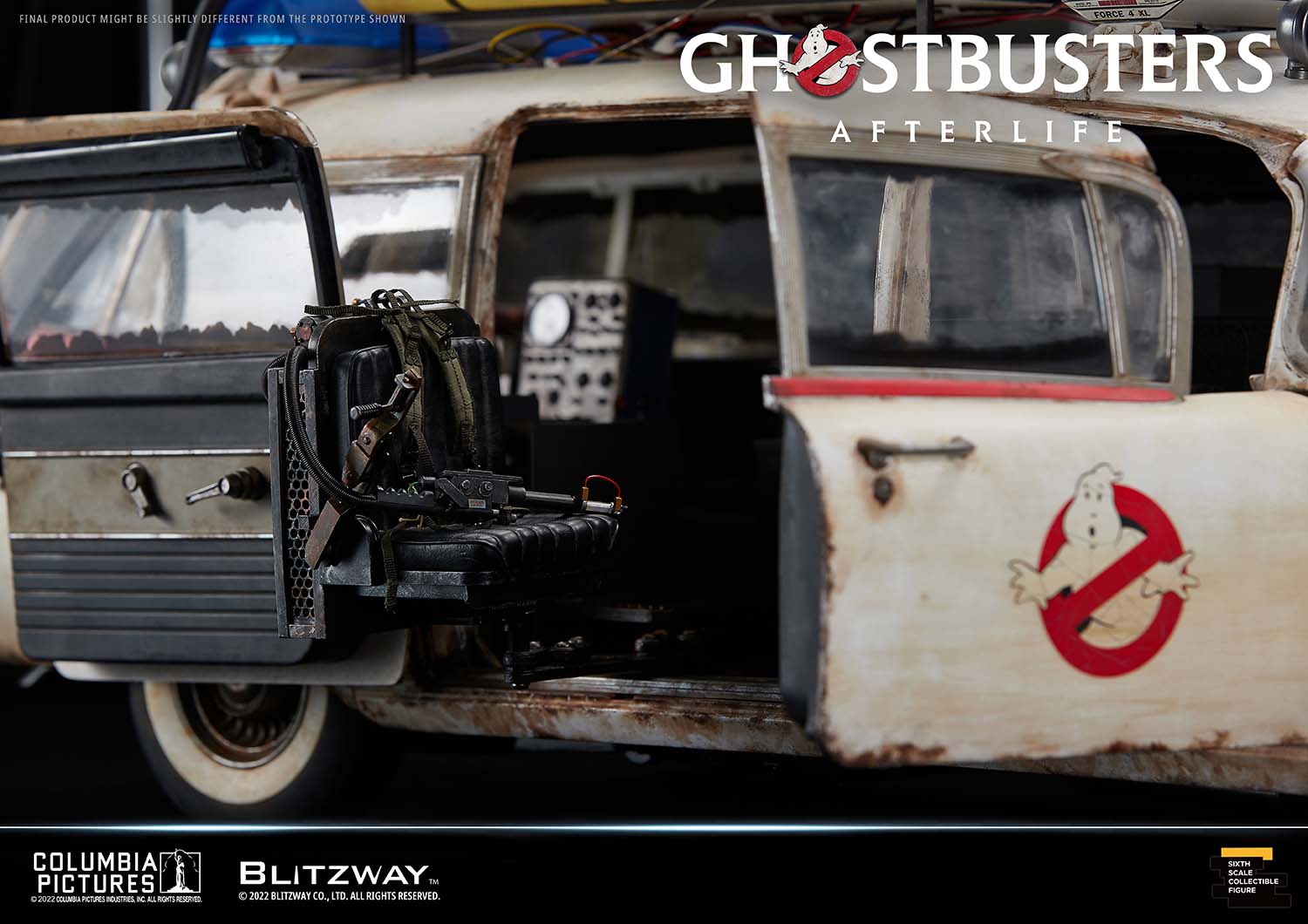 Blitzway 1/6 Scale Vehicle ECTO-1 "Ghostbusters: Afterlife" | 8809321479593