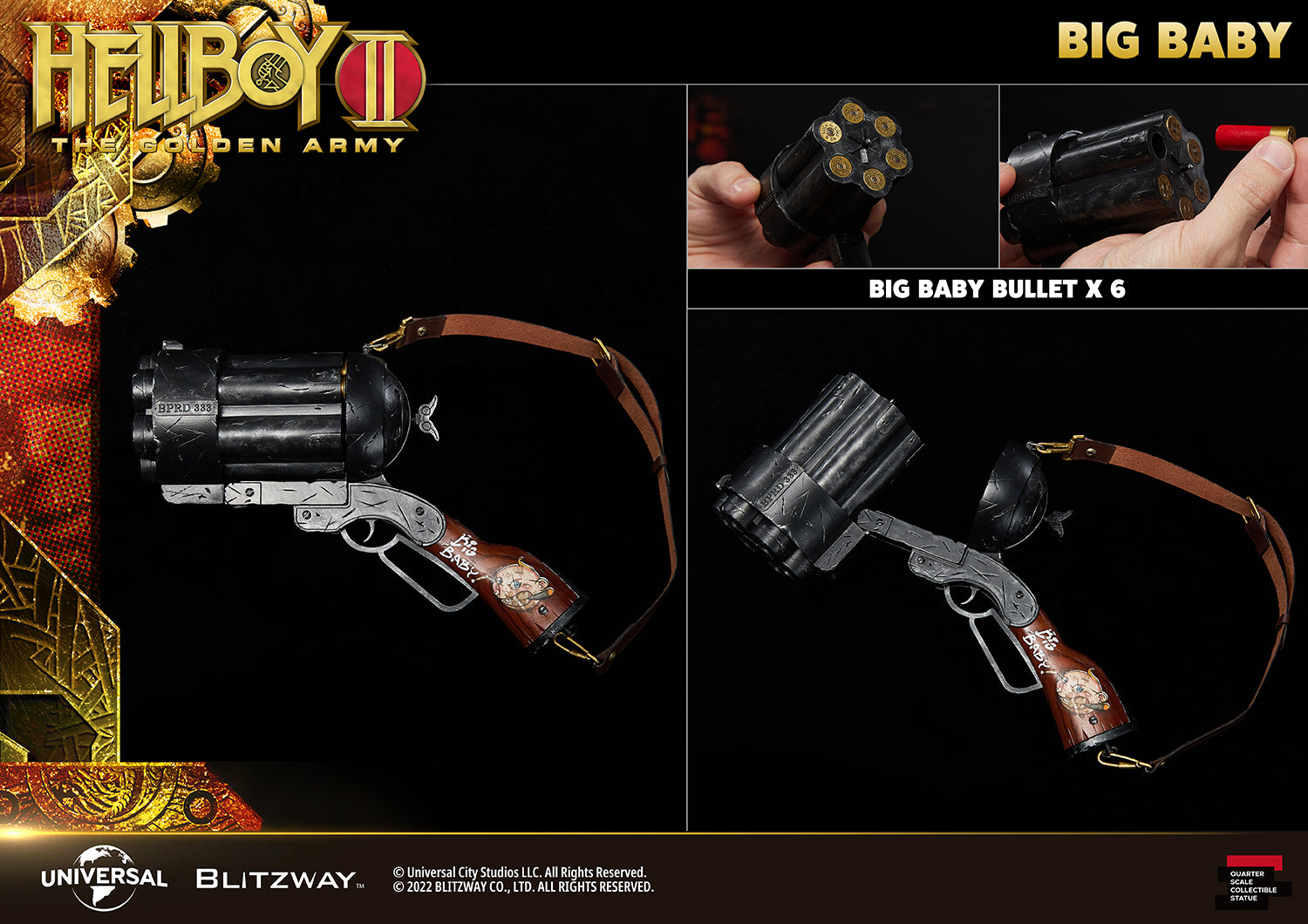 Blitzway 1/4 Superb Scale Statue "Hellboy II: The Golden Army" | 8809321479579
