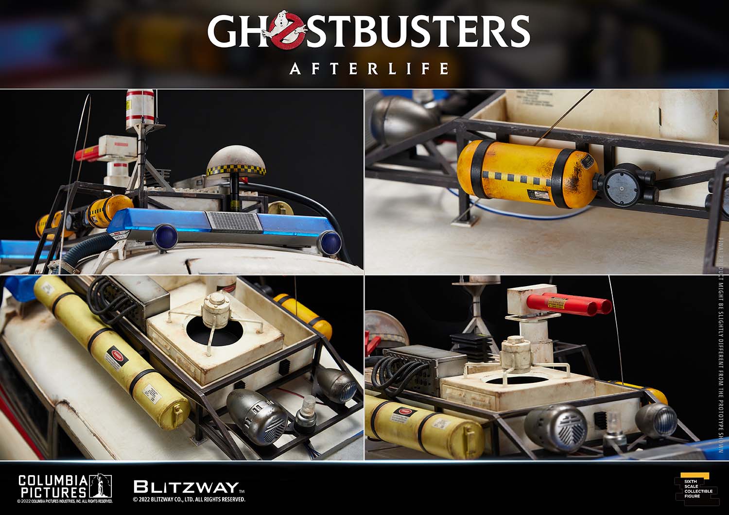Blitzway 1/6 Scale Vehicle ECTO-1 "Ghostbusters: Afterlife" | 8809321479593