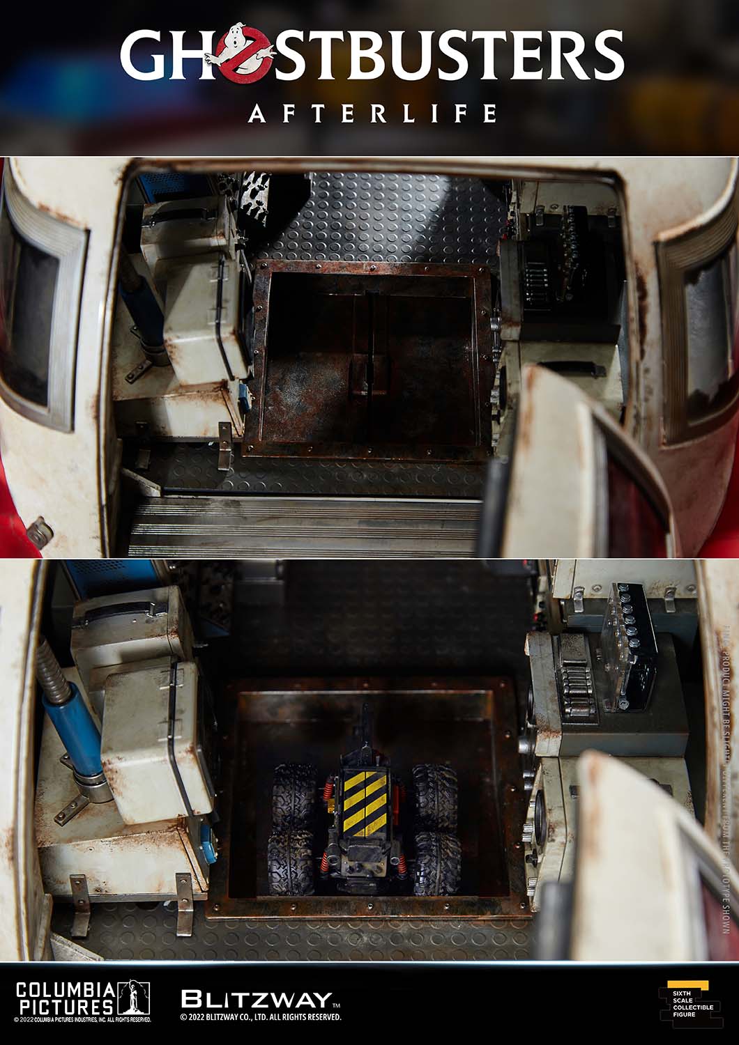 Blitzway 1/6 Scale Vehicle ECTO-1 "Ghostbusters: Afterlife" | 8809321479593