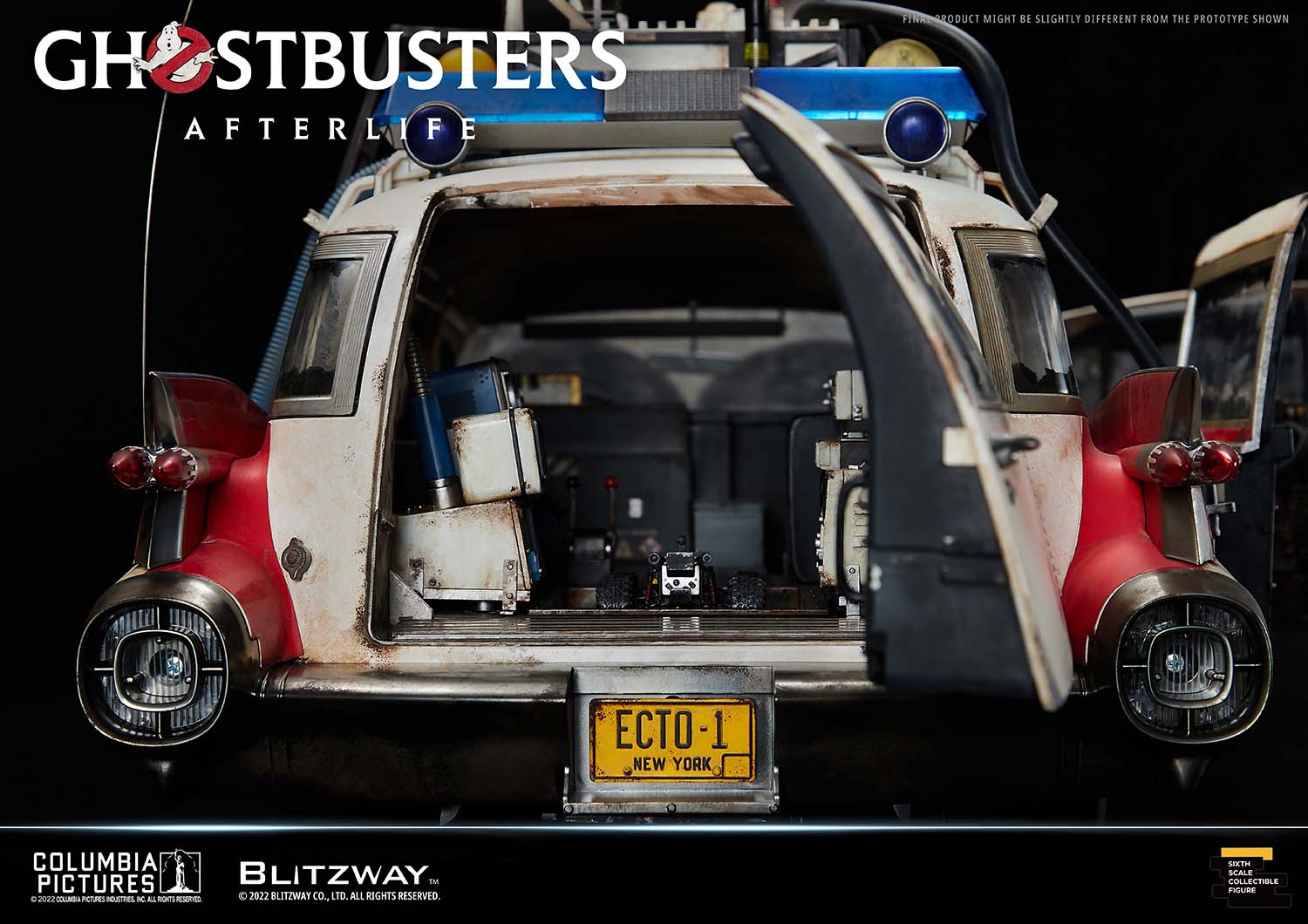 Blitzway 1/6 Scale Vehicle ECTO-1 "Ghostbusters: Afterlife" | 8809321479593
