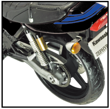 Platz Mono 1/24 Vintage Motorcycle Series Kawasaki Zephyr X Vol.2 Blind Box, Single pc | 4545782076714