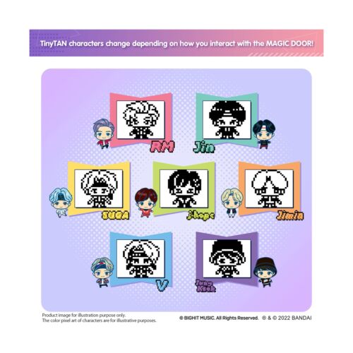Bandai Tamagotchi Collaboration, Purple "Tiny Tan x Tamagotchi" | 045557888664