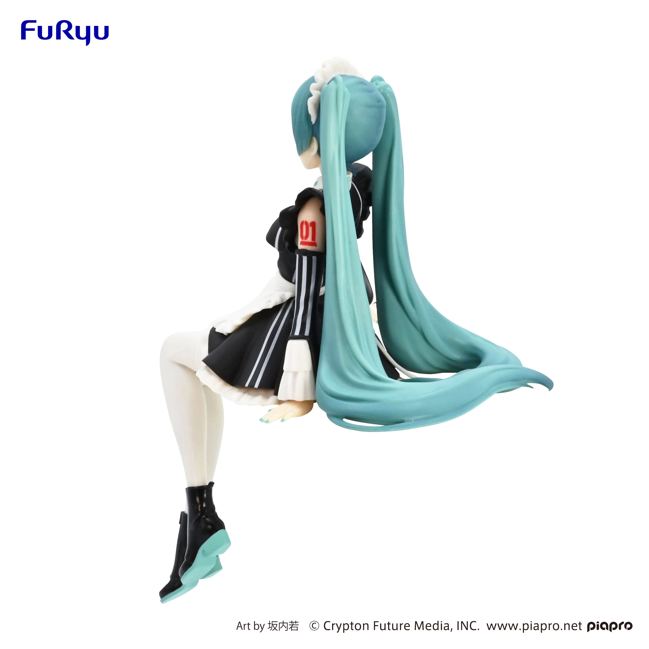Hatsune Miku Series Miku Sporty Maid Noodle Stopper Figure | 4580736401433