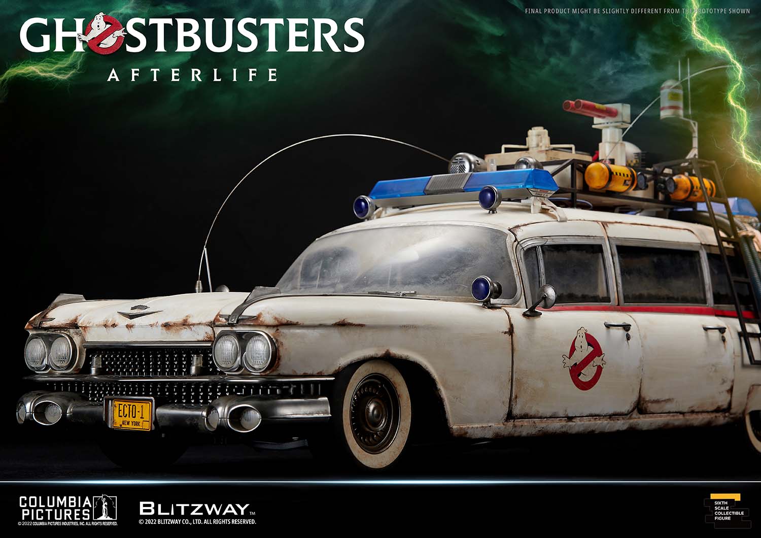 Blitzway 1/6 Scale Vehicle ECTO-1 "Ghostbusters: Afterlife" | 8809321479593