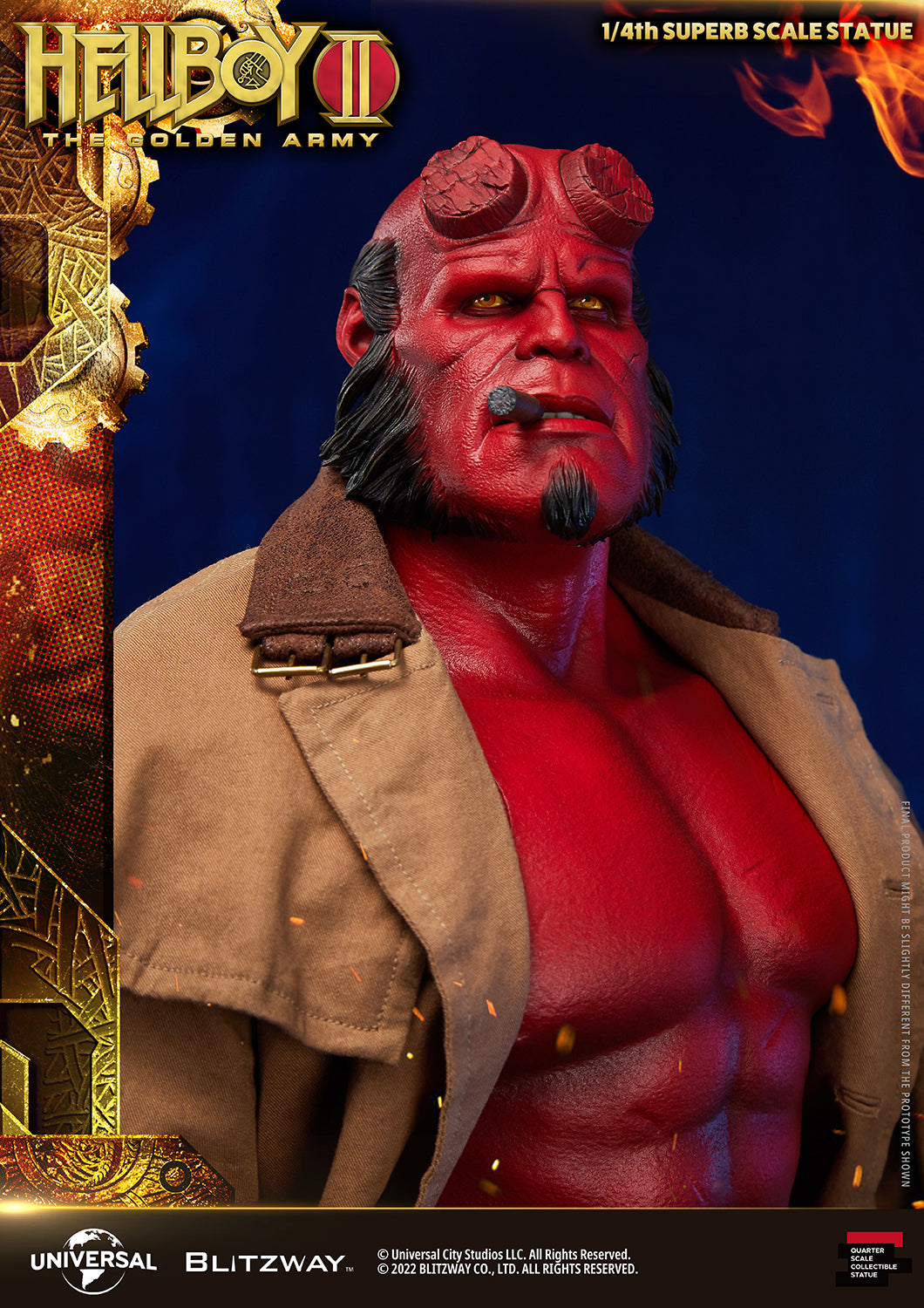 Blitzway 1/4 Superb Scale Statue "Hellboy II: The Golden Army" | 8809321479579