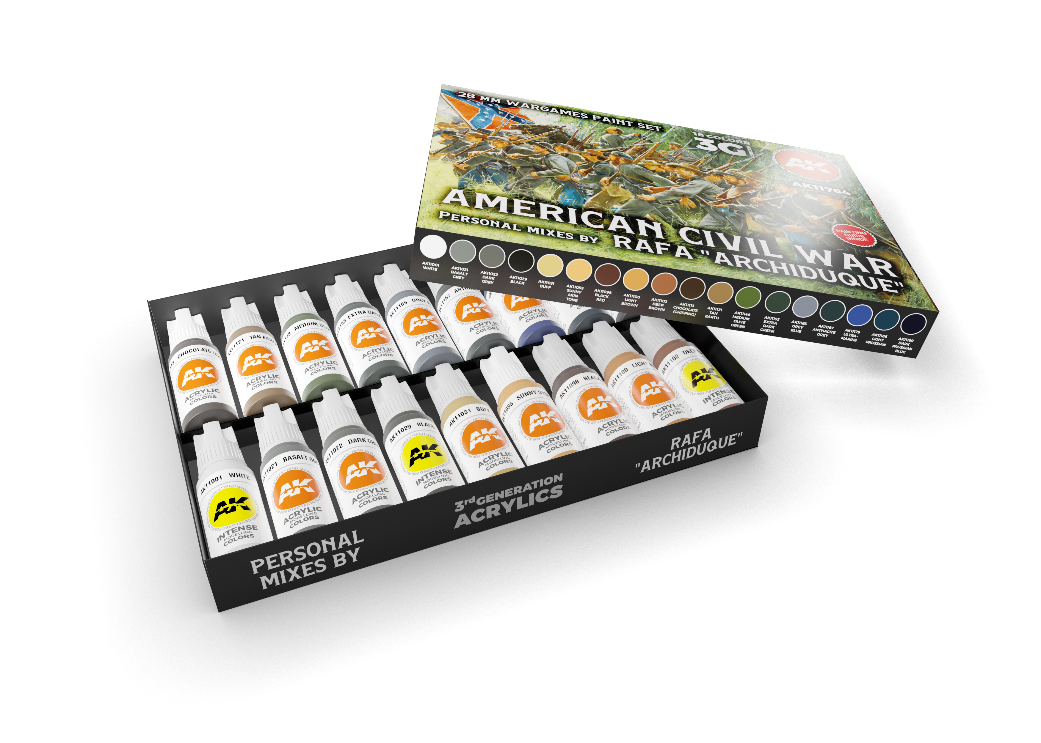 AK Interactive Rafa "Archiduque" Personal Mixes Set | 8435568328914