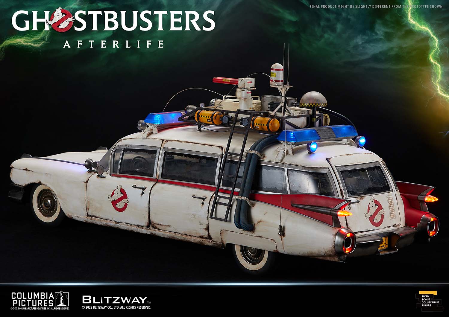 Blitzway 1/6 Scale Vehicle ECTO-1 "Ghostbusters: Afterlife" | 8809321479593