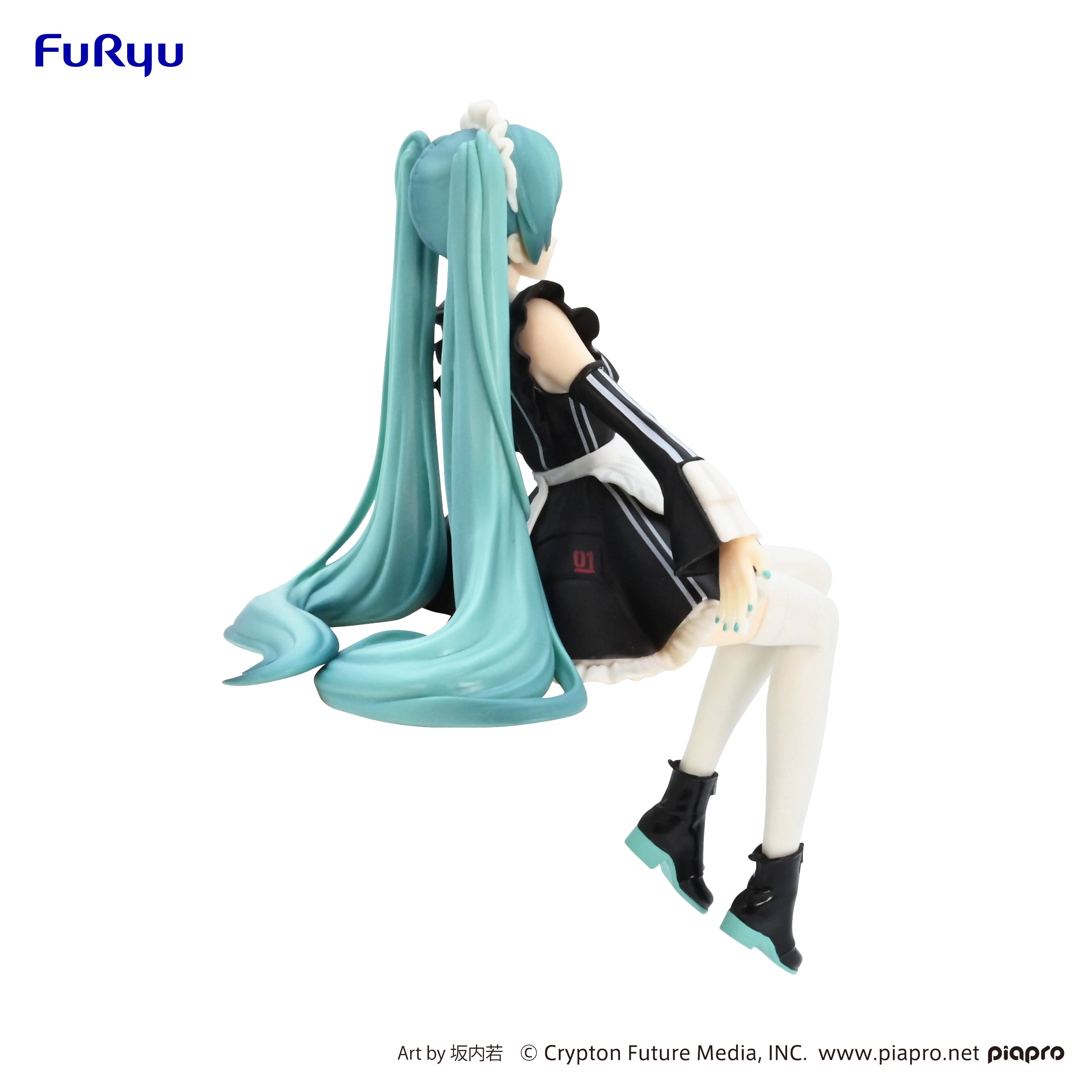Hatsune Miku Series Miku Sporty Maid Noodle Stopper Figure | 4580736401433