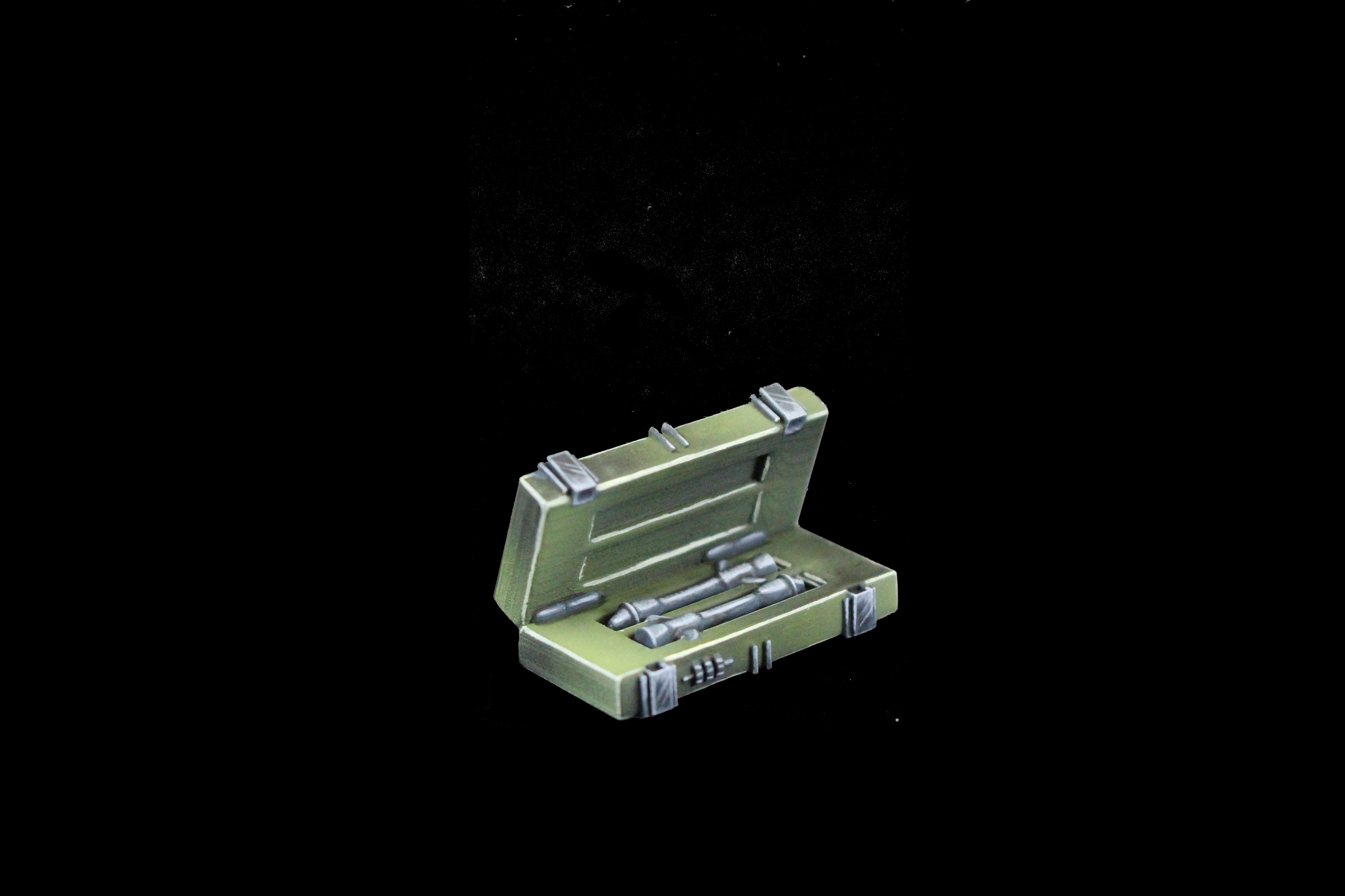 AK Interactive Scenography Wargame Set Weapon Cases (30-35mm) | 8435568334250