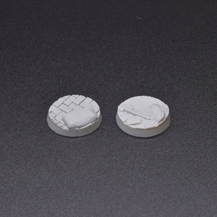 Gamers Grass Resin Bases - Urban Warfare - Round 25mm (x10) | 738956789709