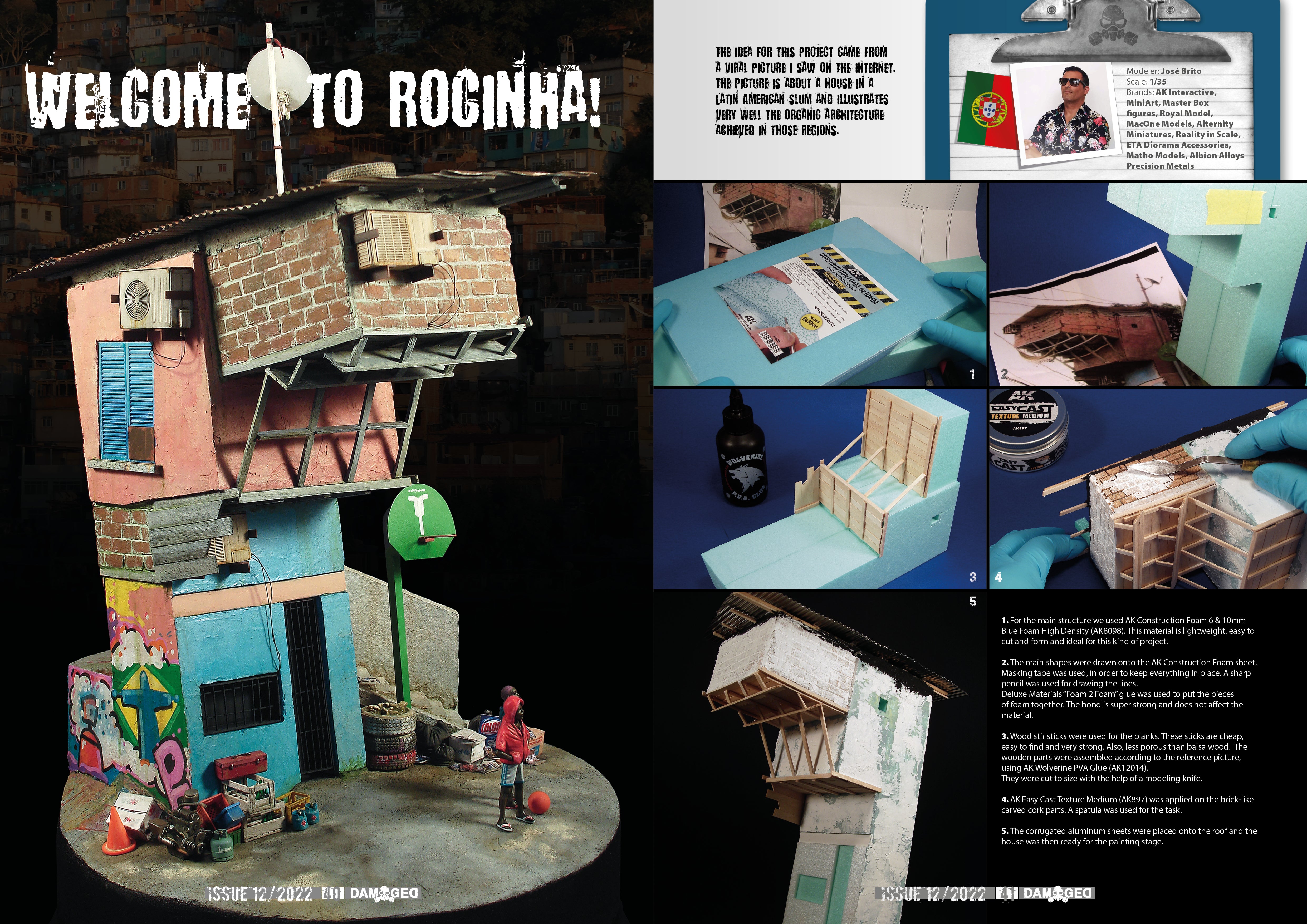 Abteilung502 DAMAGED, Worn and Weathered Models Magazine - 12 (English) | 8435568329065