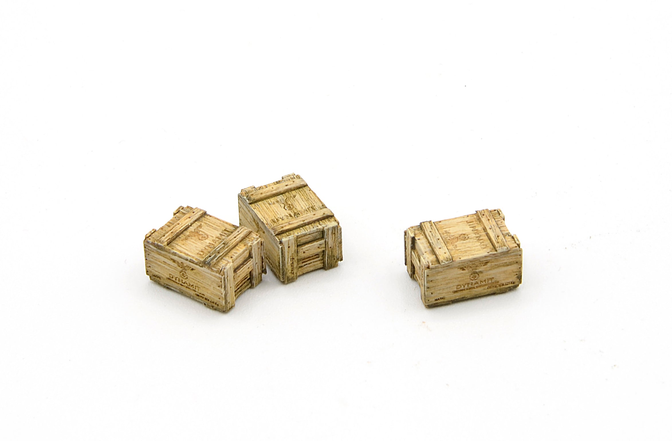 AK Interactive 1/35 Wooden Box 002 Dynamit, 8 Units | 8435568328945