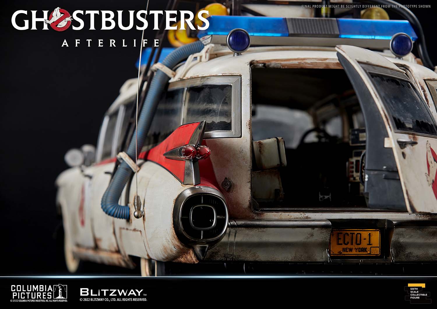 Blitzway 1/6 Scale Vehicle ECTO-1 "Ghostbusters: Afterlife" | 8809321479593